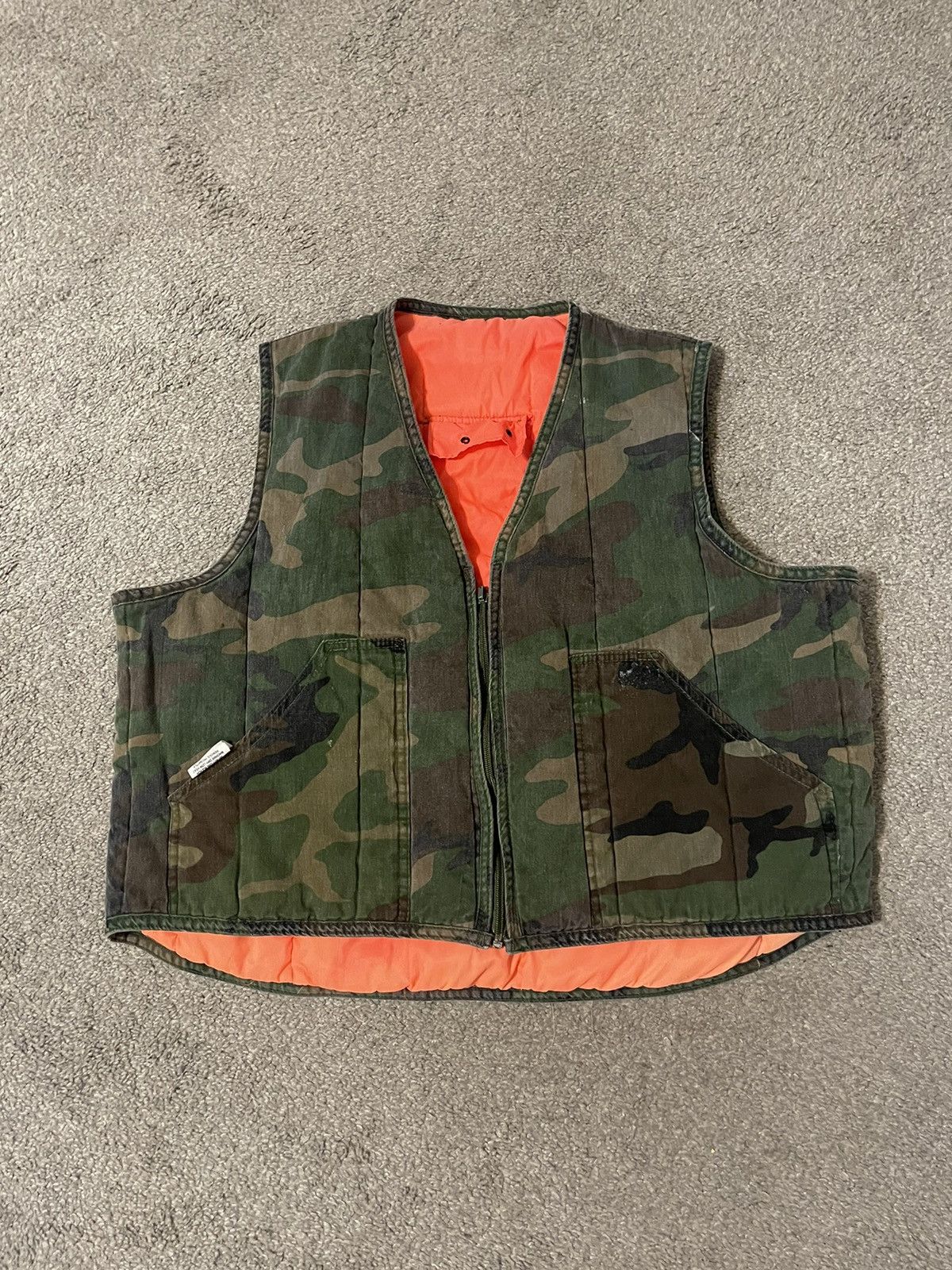 Mossy Oaks × Realtree × Vintage Vintage 90s Camouflage Reversible Hunting Vest XL USA Made Size US XL / EU 56 / 4 - 8 Thumbnail