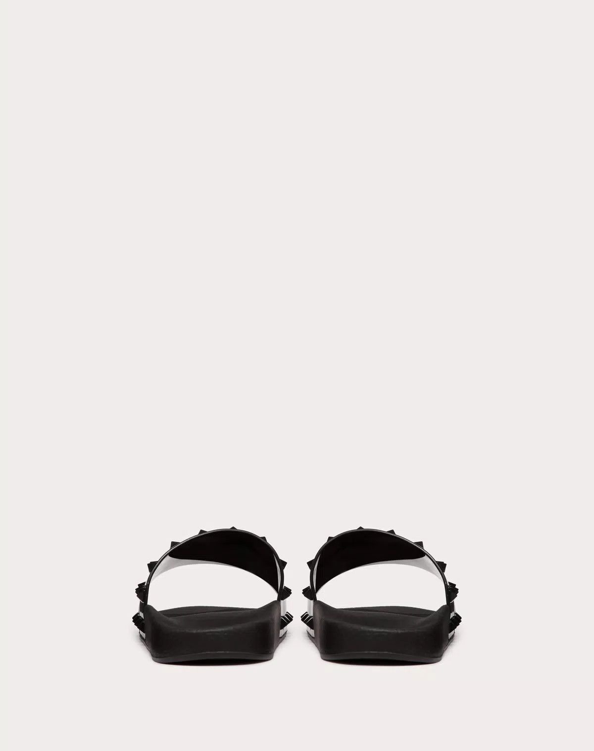 Valentino oc11z0625 Rubber Summer Signature Slide Sandal in Black Size US 10 / EU 43 - 3 Thumbnail