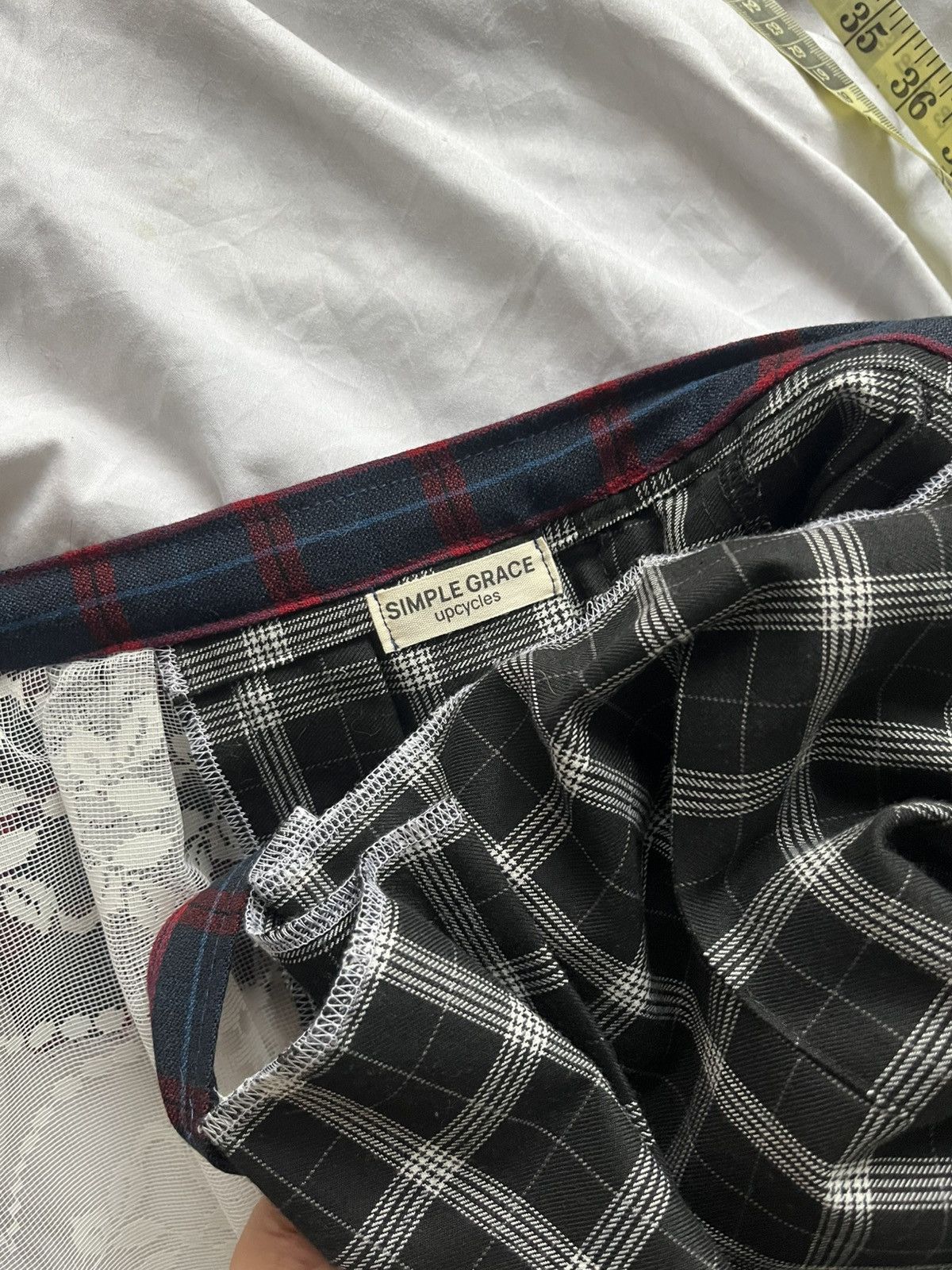 Japanese Brand 1-of-1 Upcycled Japanese Kimono Harem Pants & Apron Belt Set Size 28" / US 6 / IT 42 - 8 Thumbnail