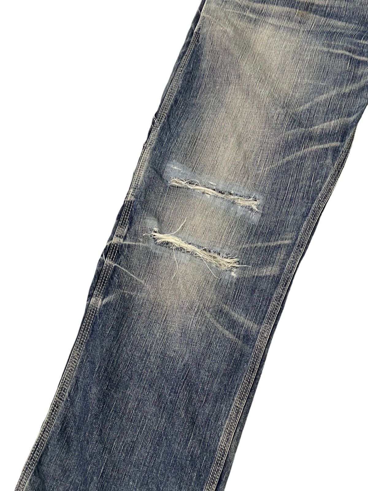 Edwin Carpenter Jeans Edwin Distress Faded Regular 7🟦4 Size US 32 / EU 48 - 15 Thumbnail