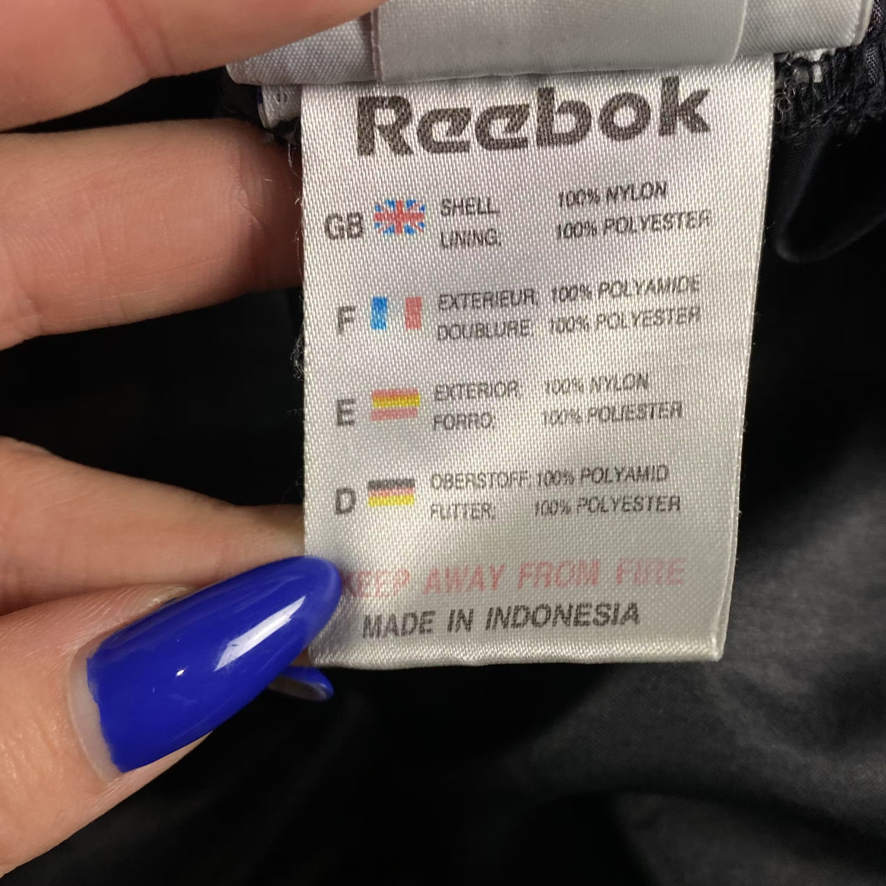 Reebok × Vintage Men’s Anorak Jacket Reebok Vintage Big Logo Size L-XL Size US XL / EU 56 / 4 - 8 Thumbnail