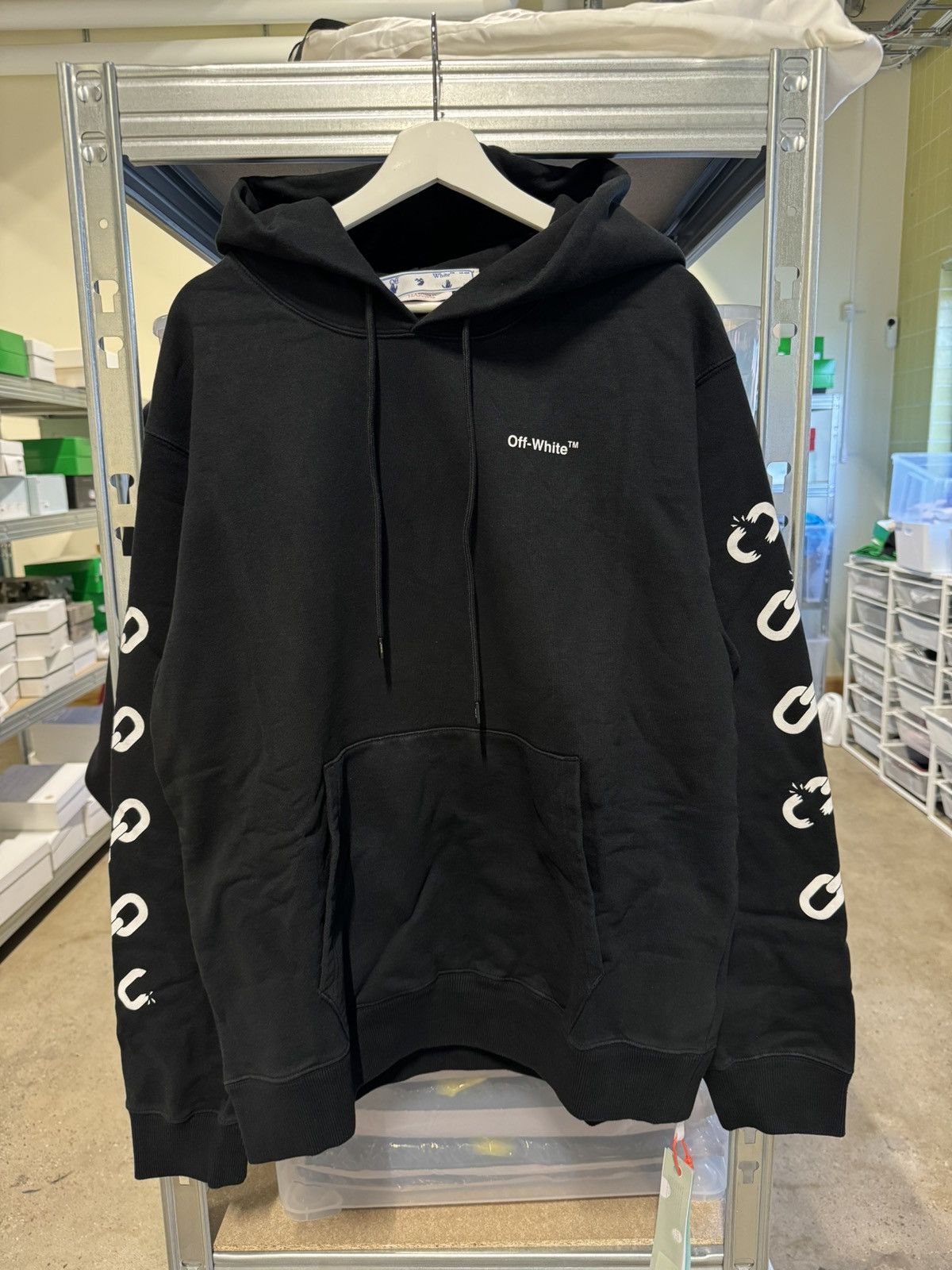 Off-White Off-White Chain Arrow hoodie NEW 850$ Size US S / EU 44-46 / 1 - 2 Thumbnail