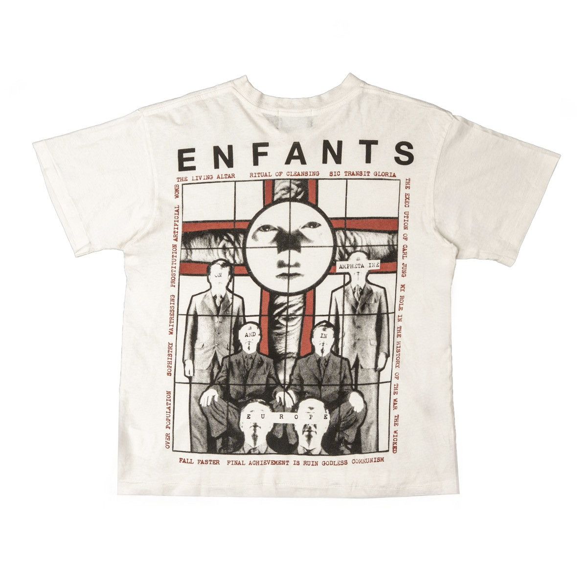 Enfants Riches Deprimes Enfants Riches Deprimes Ritual Prayer Short Sleeve Tee Shirt Size US XS / EU 42 / 0 - 1 Thumbnail