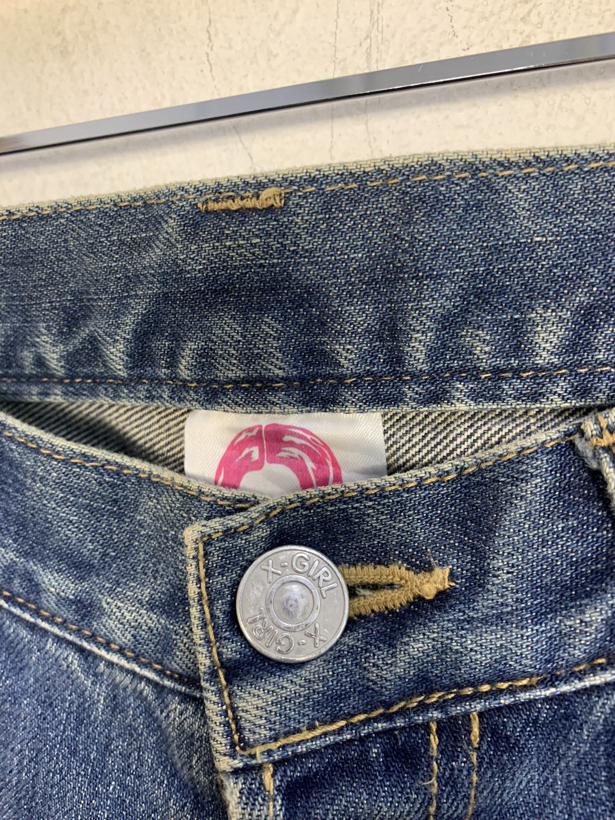Japanese Brand × X-Girl Hype X-Girl Indigo Japan Denim Jeans Skinny Size 30" / US 8 / IT 44 - 8 Thumbnail