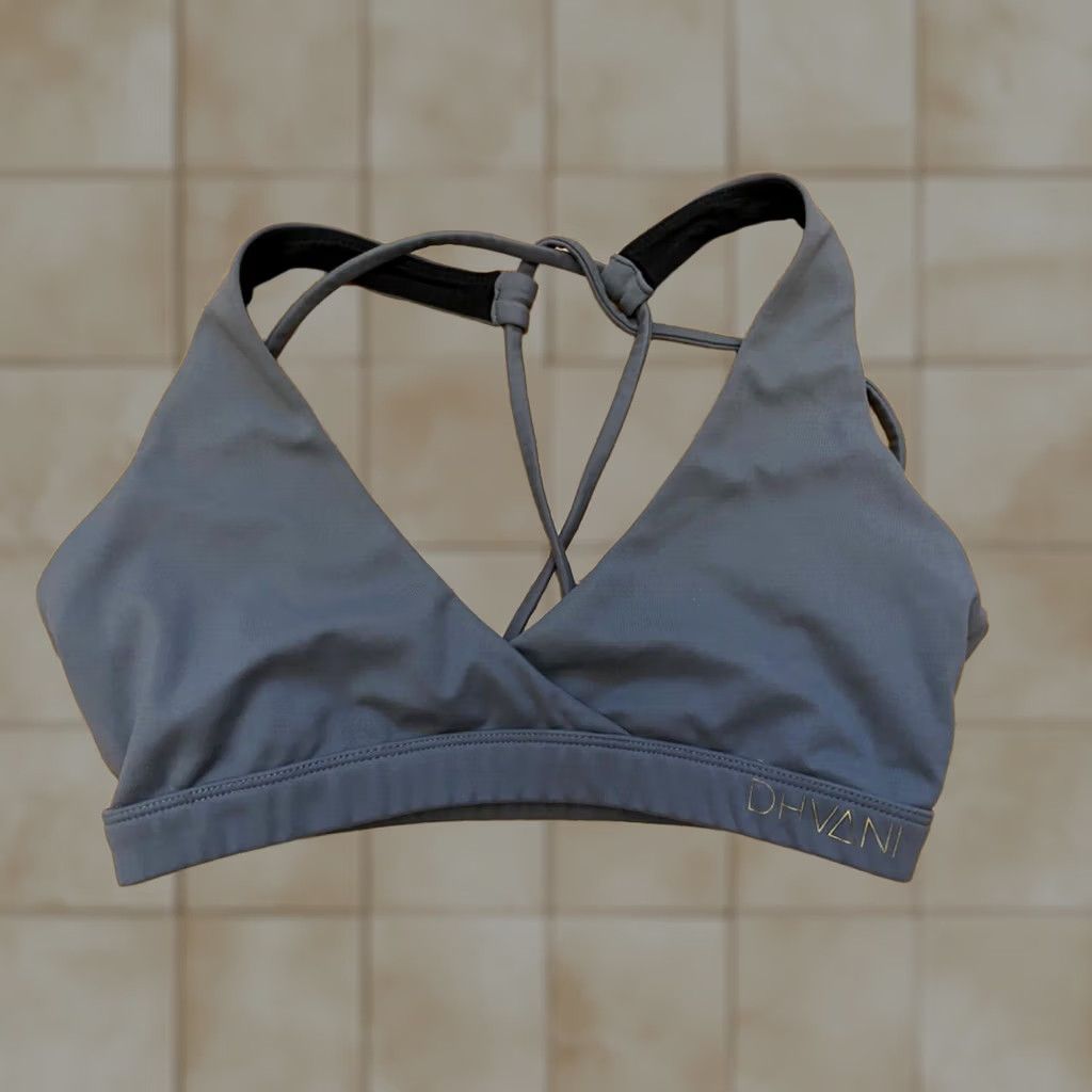 Vintage DHVANI Women’s Gray Sports Bra Size S Adult Regular XS? Size ONE SIZE - 1 Thumbnail