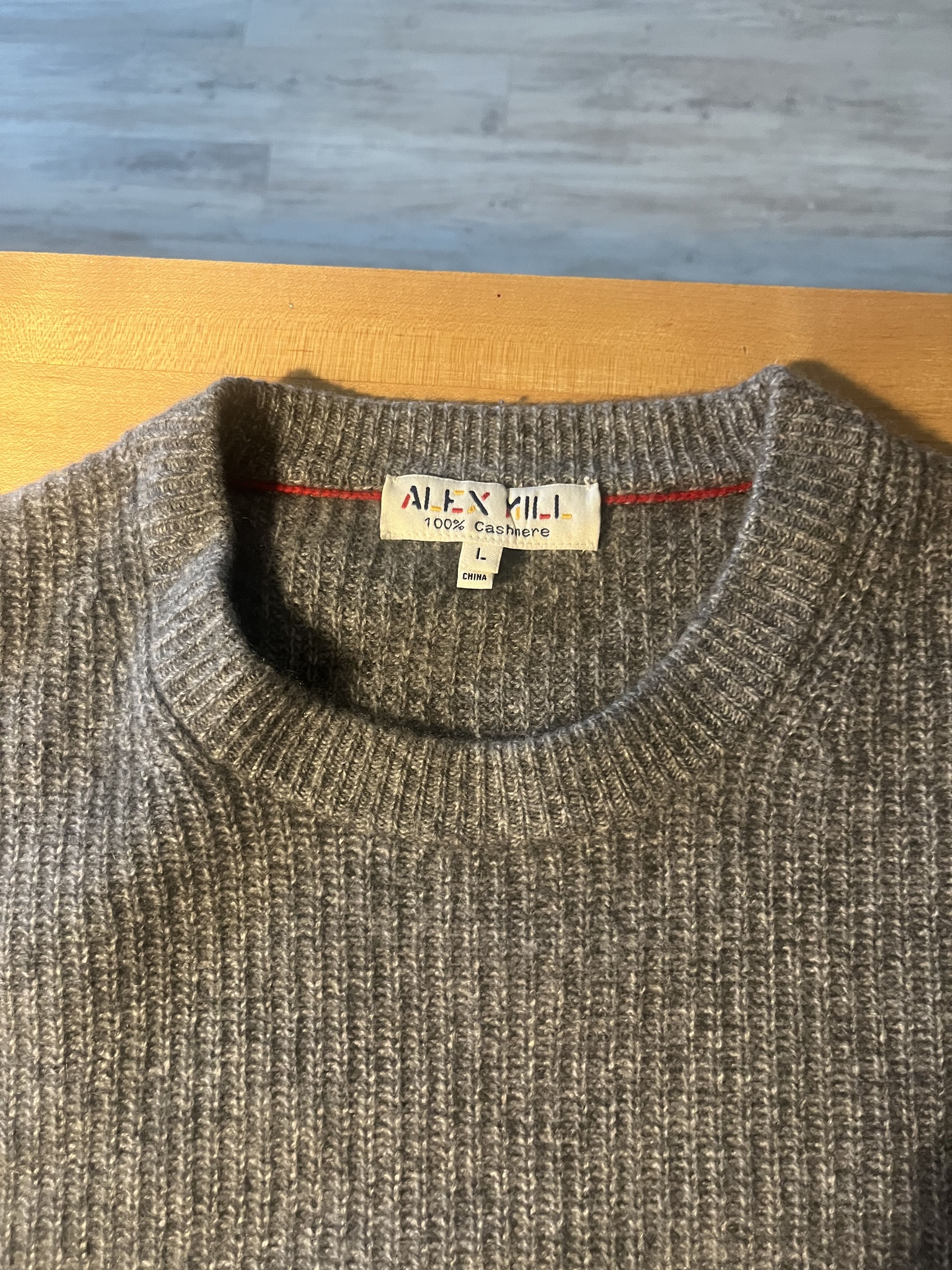 Alex Mill Alex Mill Jordan Cashmere Sweater - Grey Size US L / EU 52-54 / 3 - 1 Thumbnail