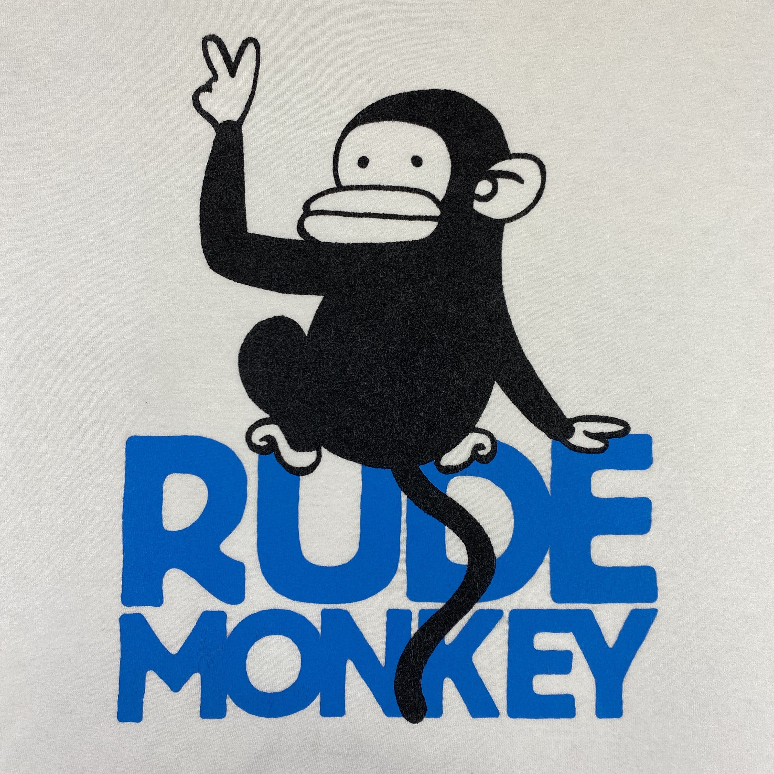Japanese Brand Vintage Graniph Rude Monkey T-shirt - L070 Size US L / EU 52-54 / 3 - 3 Thumbnail