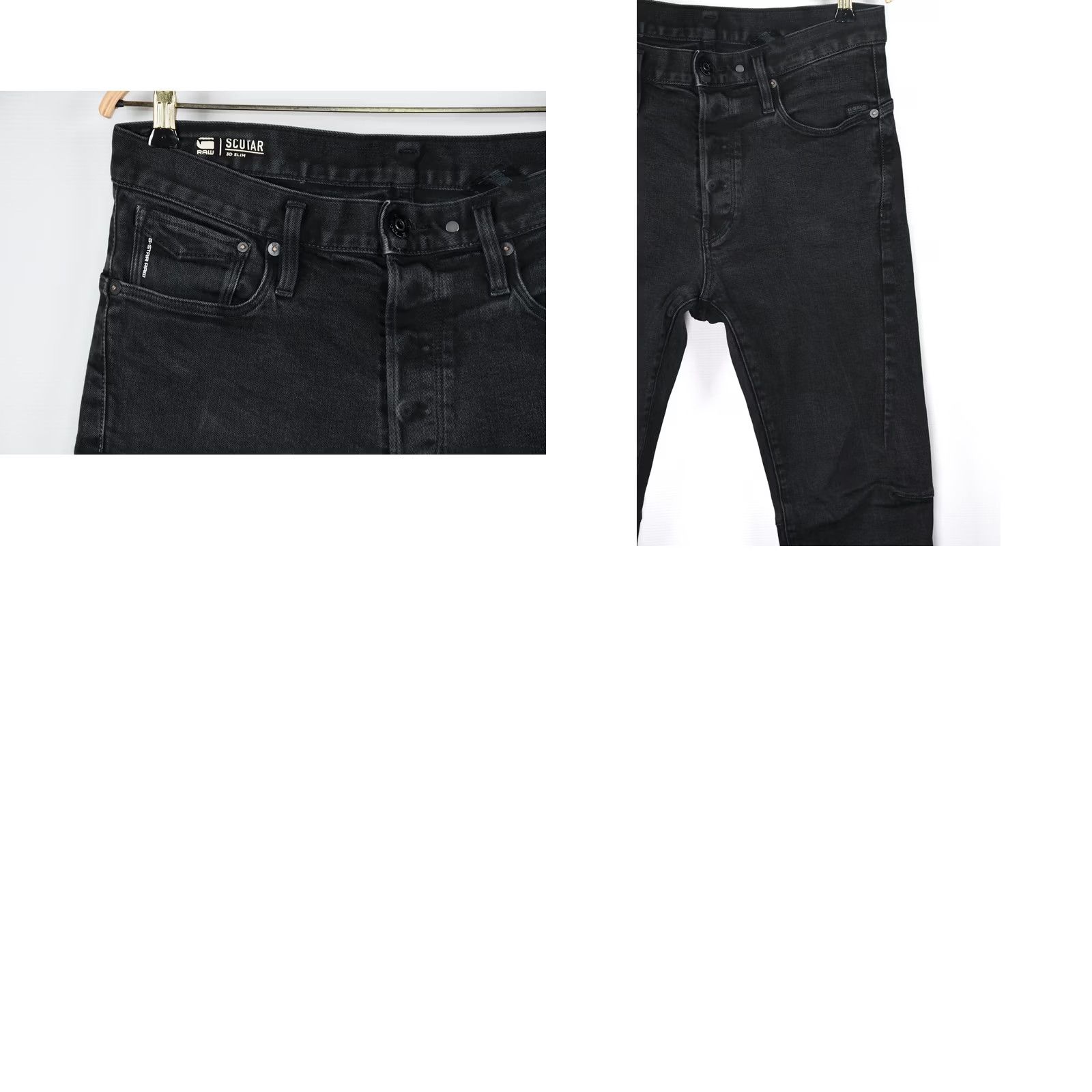 G-Star G-Star Scutar 3D Slim Jeans Men W32 L32 Slim Skinny 98% Cotton 2% Elastane Blue Denim Jeans Size US 32 / EU 48 - 8 Thumbnail