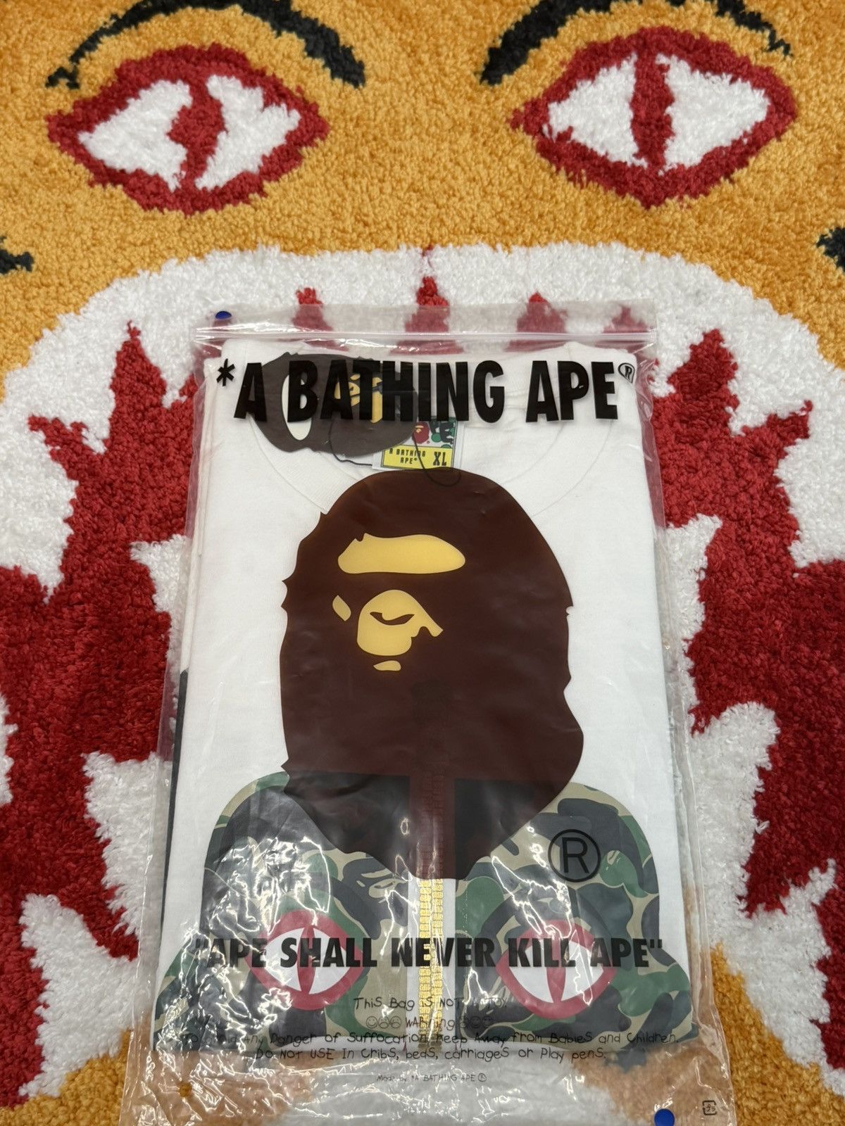 Bape Bape Tiger Face green camo Tee. Brand New Size XL Size US XL / EU 56 / 4 - 4 Thumbnail