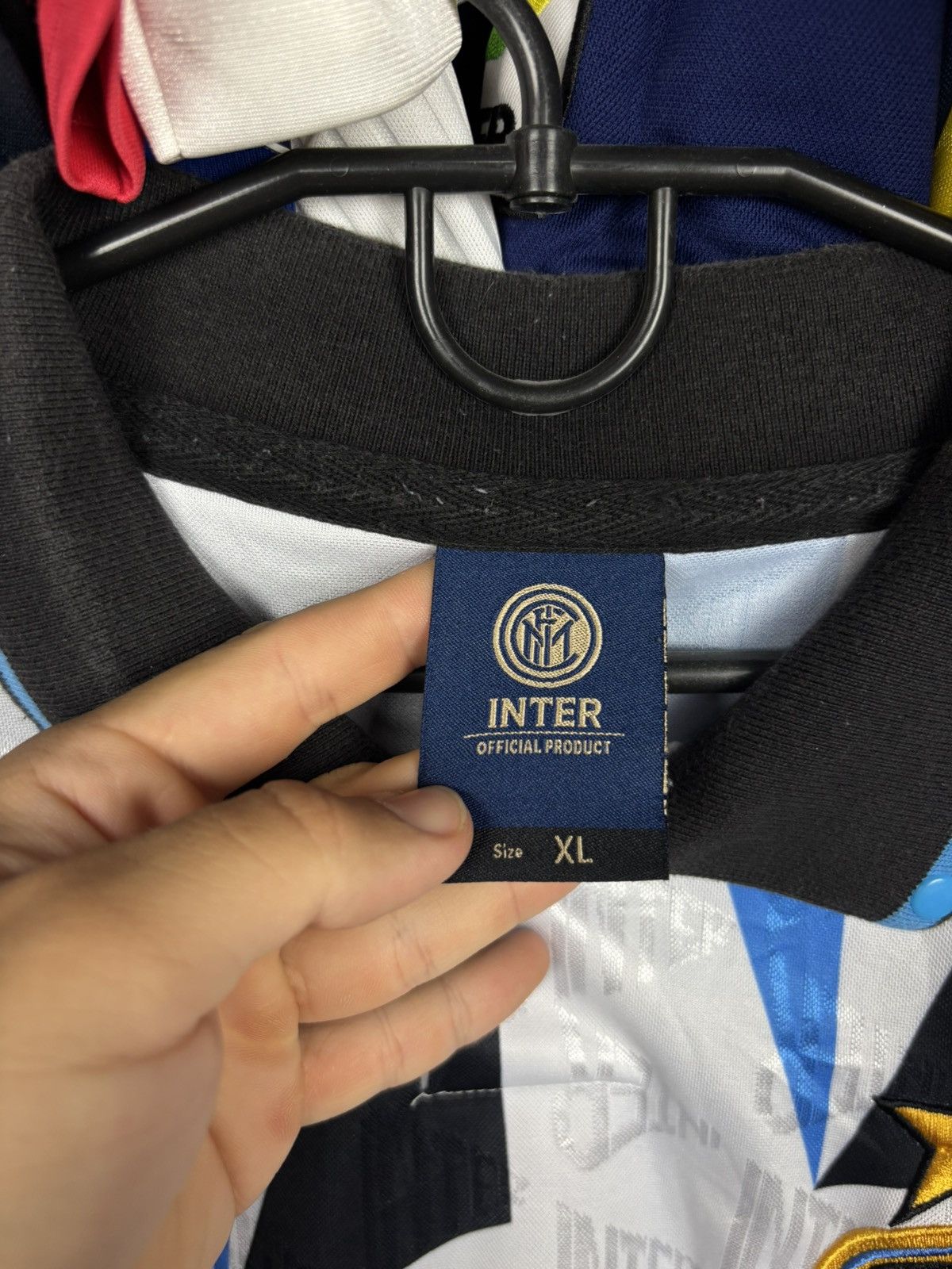 Other Inter Milan 1992 Score Draw Football Replica soccer jersey Size US XL / EU 56 / 4 - 5 Thumbnail