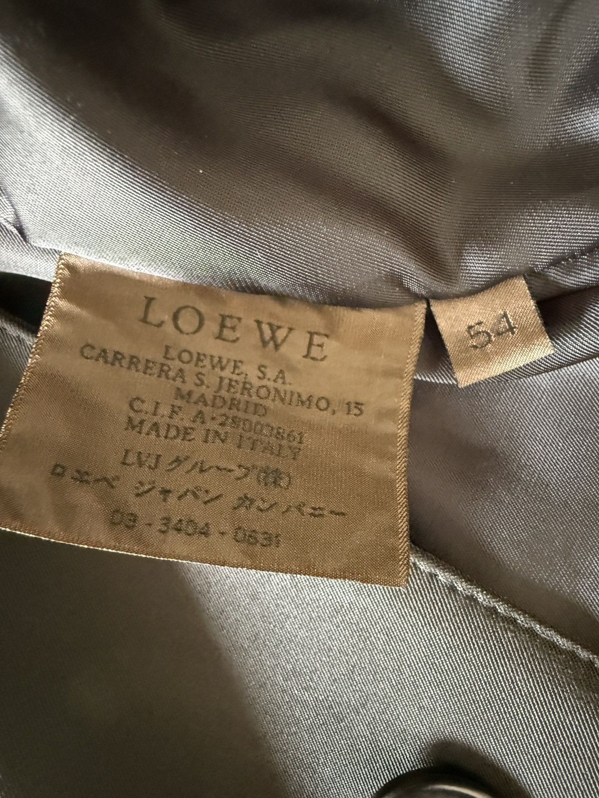 Loewe Loewe Mens Raincoat Size US XL / EU 56 / 4 - 5 Thumbnail
