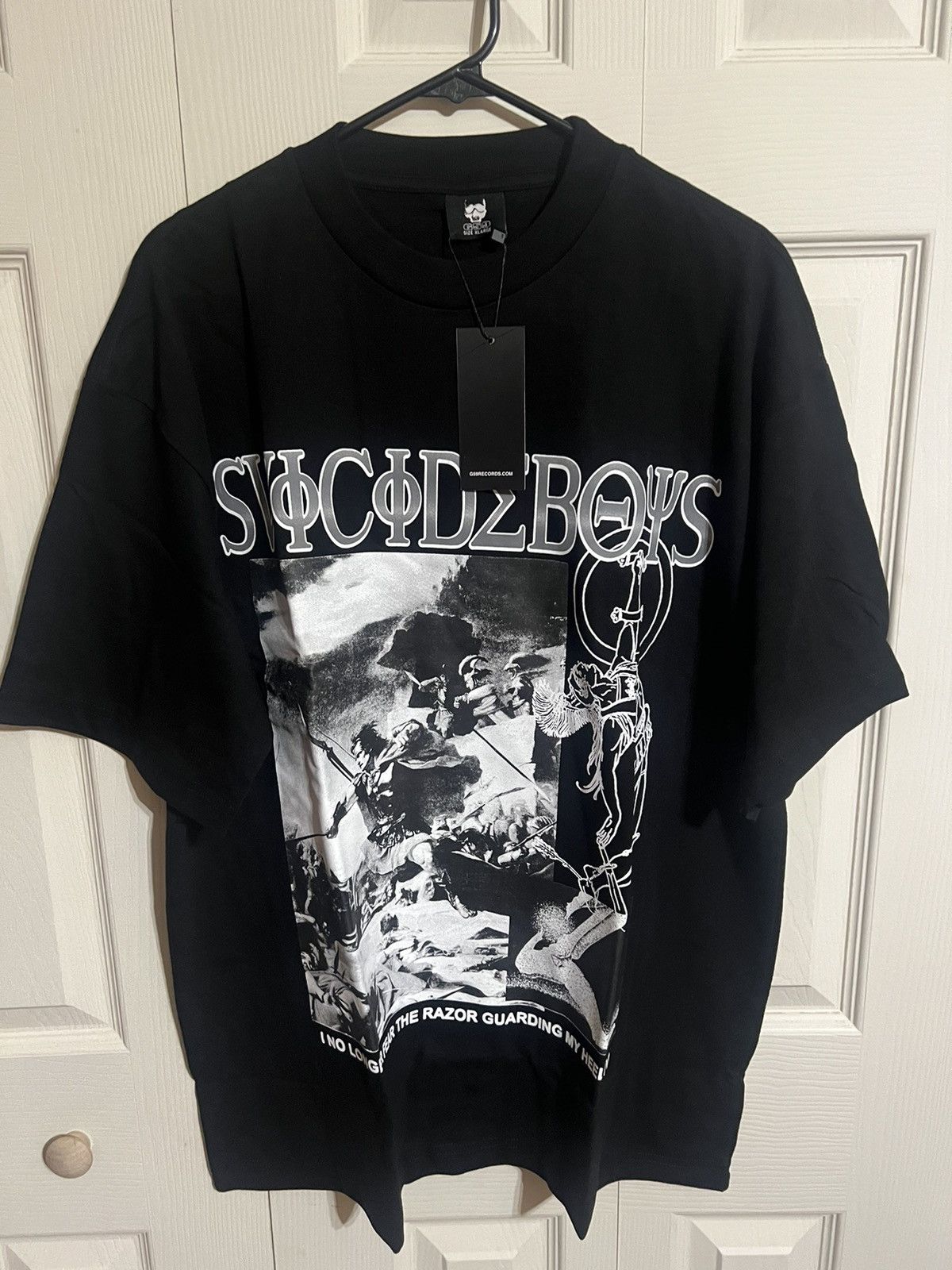 image of G59 Records Achilles Razor V Tee in Black, Men's (Size XL)