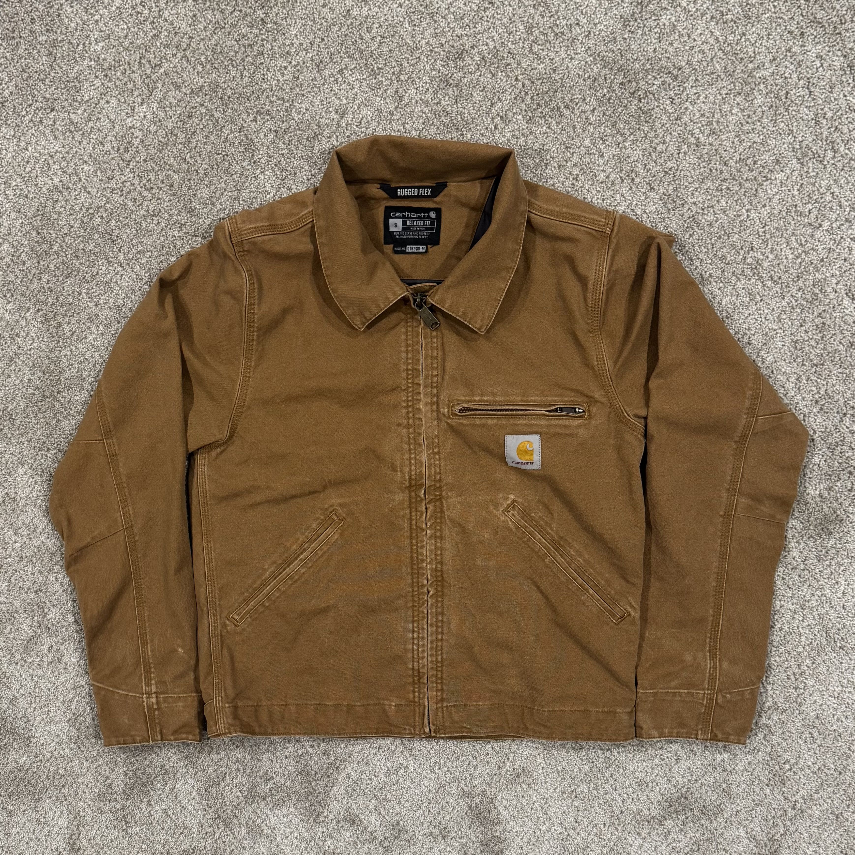 Carhartt Carhartt Men's Tan and Brown Jacket Size US S / EU 44-46 / 1 - 1 Thumbnail