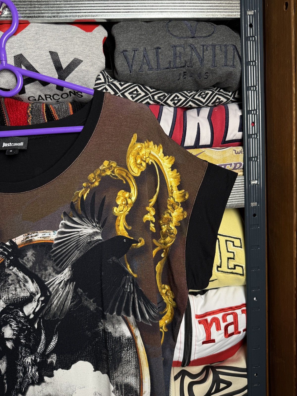 Just Cavalli Just Cavalli Tee T Shirt Over Print Size US S / EU 44-46 / 1 - 4 Thumbnail