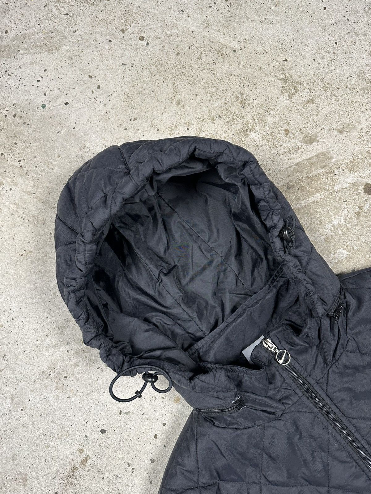 Nike × Vintage Vintage Y2K Nike Hooded Bomber Jacket Swoosh Air Size US S / EU 44-46 / 1 - 6 Thumbnail