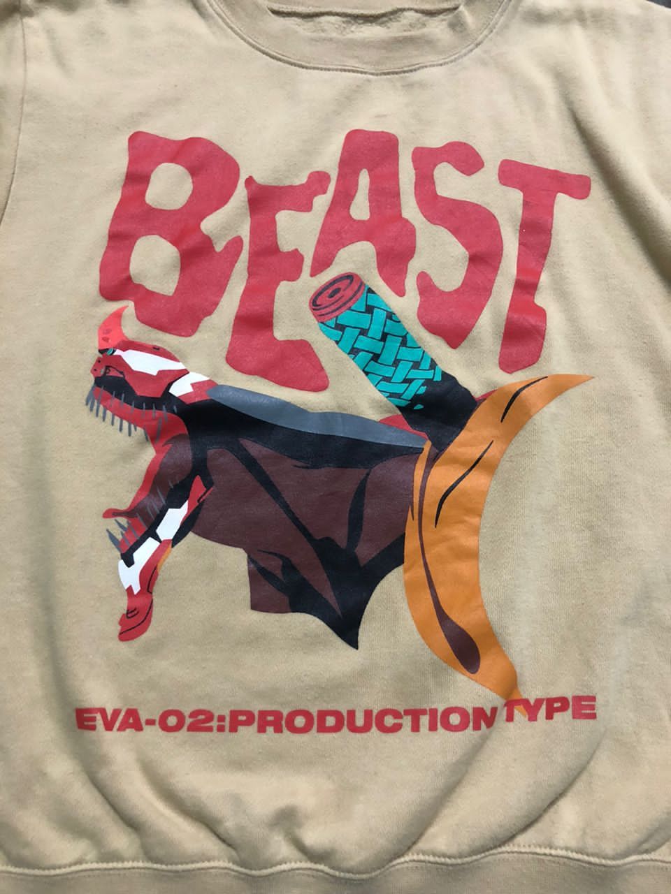 Anime The Beast Evagenlion 2.0 by Sega Sweatshirt Size US M / EU 48-50 / 2 - 7 Thumbnail