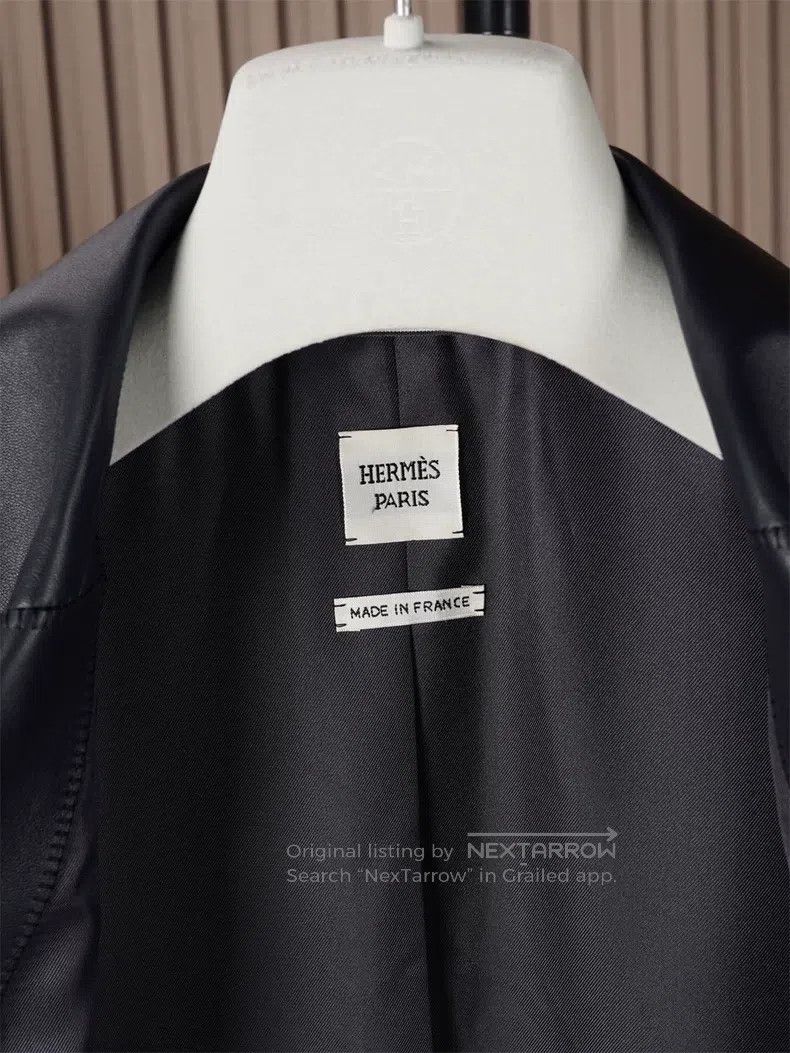 Other Hermes Silk and Leather Jacket Size XS / US 0-2 / IT 36-38 - 6 Thumbnail
