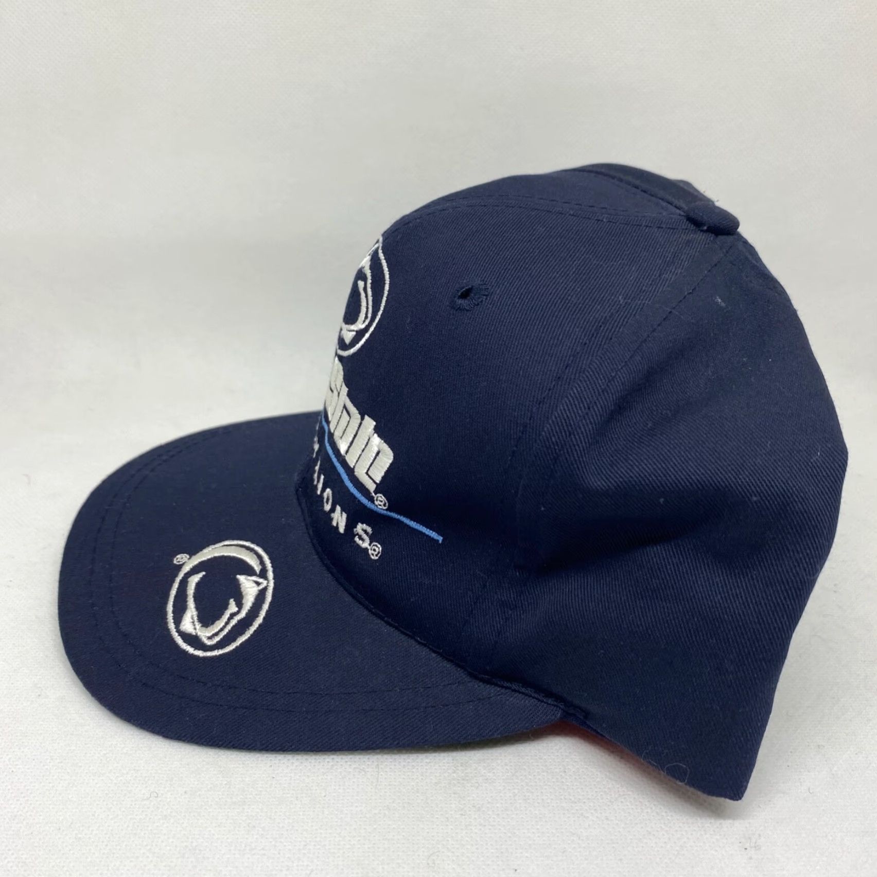Penn Penn State Natty Lions Hat Cap Snapback Navy Blue Twins Enterprise Embroidered Size ONE SIZE - 4 Thumbnail