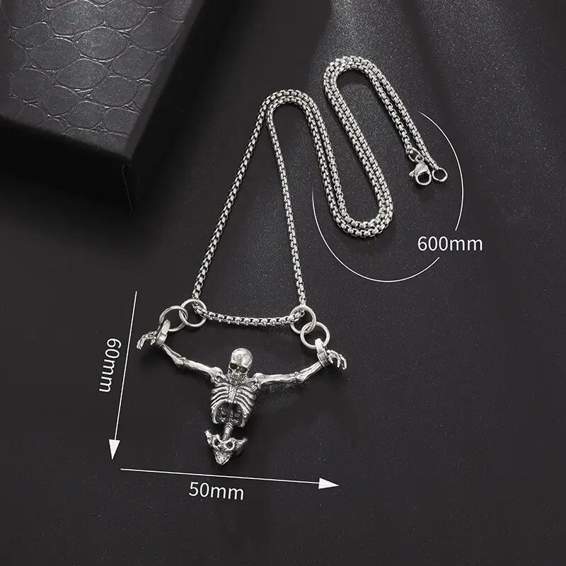 Japanese Brand Skull Pendant Necklace Size ONE SIZE - 7 Thumbnail