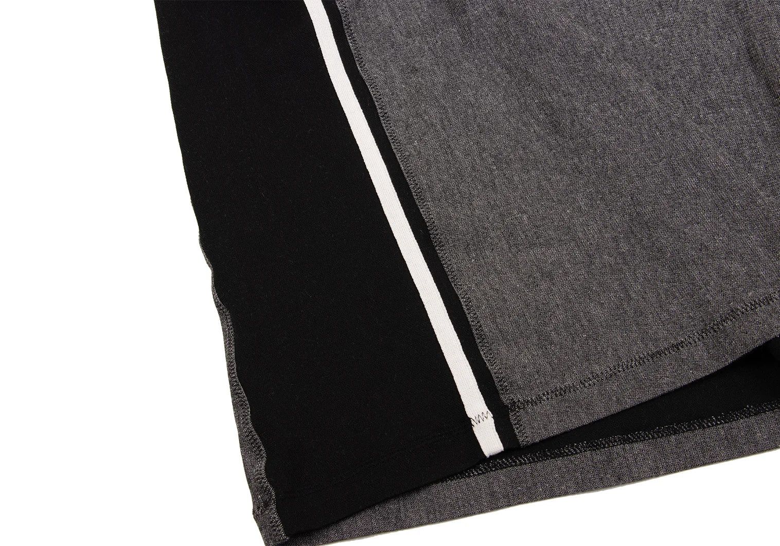 Junya Watanabe Dyed Tape Detail Polo Shirt in Gray and Black, Size M Size US M / EU 48-50 / 2 - 10 Thumbnail
