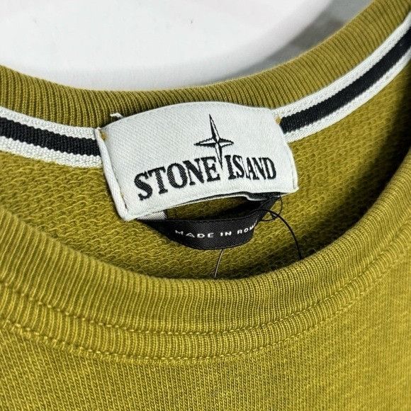 Stone Island Stone Island Crewneck Sweatshirt Yellow Green Men’s Size Med Size US M / EU 48-50 / 2 - 2 Thumbnail