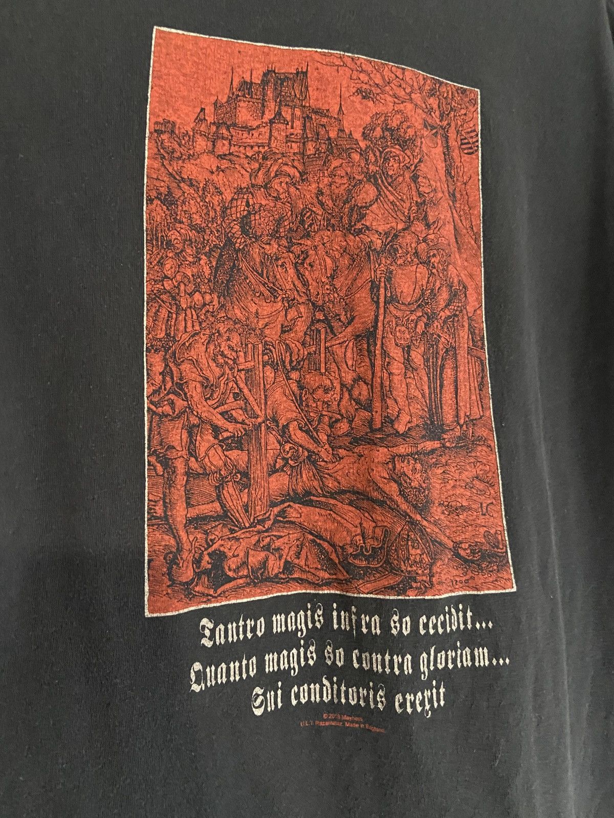 Band Tees Mayhem- “BISCHOFSWERDA” tee Size US M / EU 48-50 / 2 - 4 Thumbnail