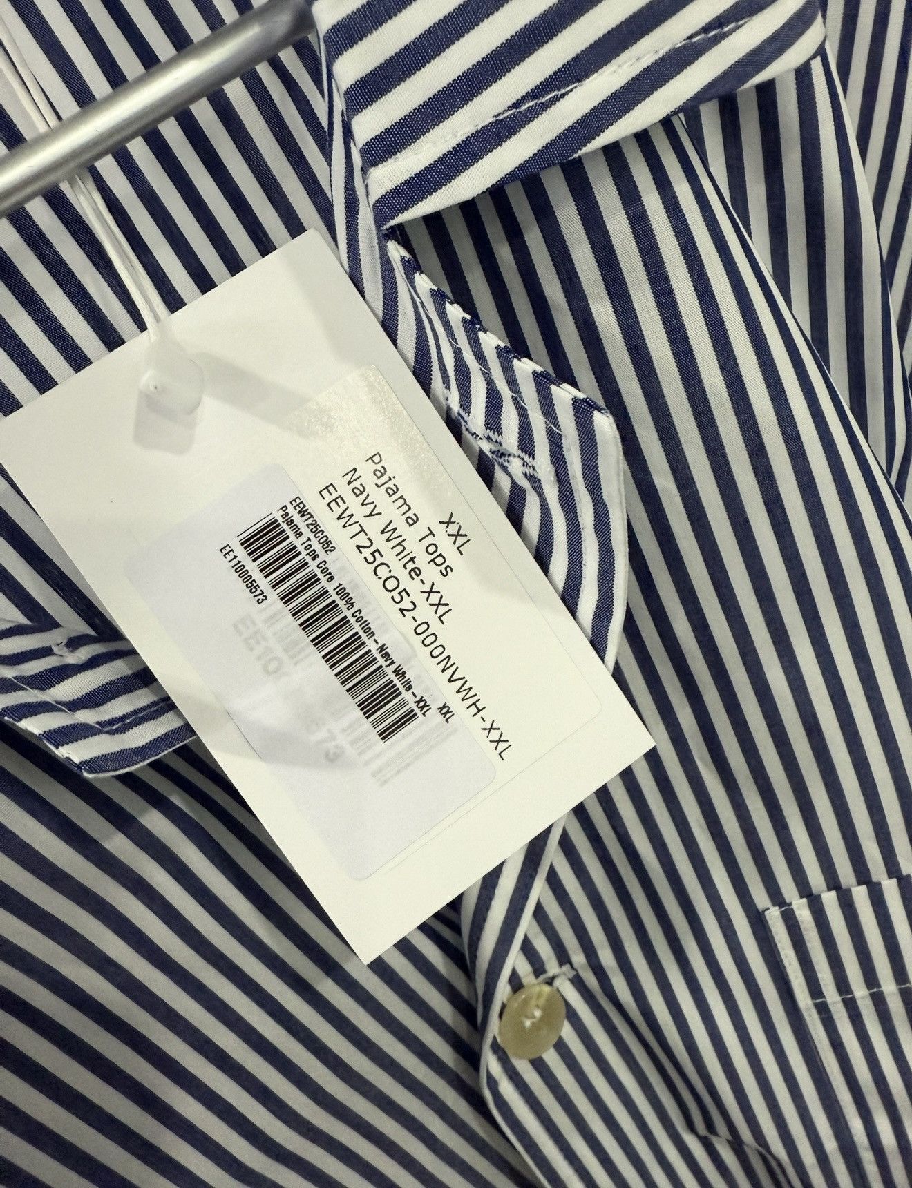 Designer × Eric Emanuel ⚡️ Eric Emanuel EE Pajama Top Long Sleeve Button Up 2XL XXL ⚡️ Size US XXL / EU 58 / 5 - 4 Thumbnail