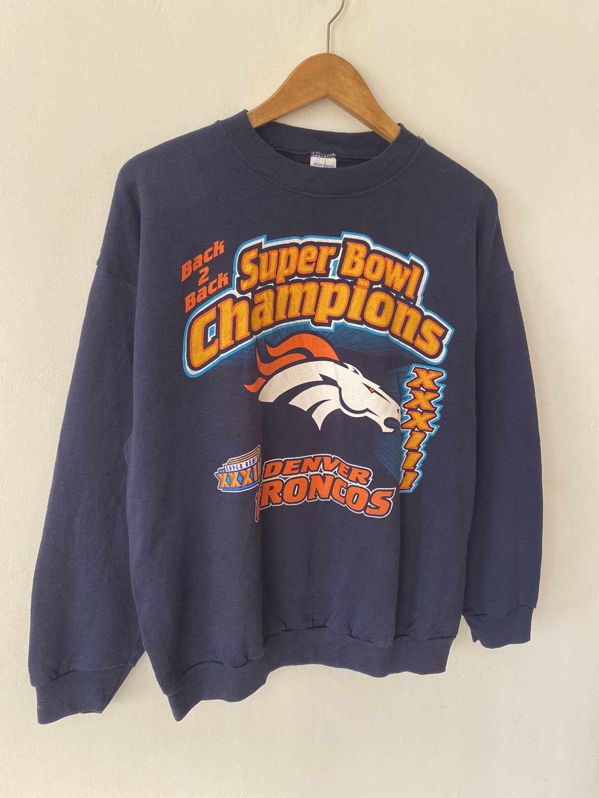 Logo 7 × NFL × Vintage Denver Broncos Super Bowl XXXII Champion Back to Back Size US L / EU 52-54 / 3 - 2 Thumbnail