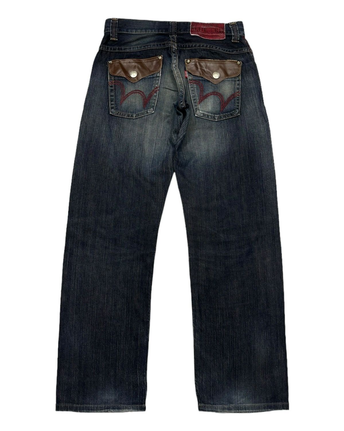 Kapital EDWIN BLUE TRIP TOKYO DENIM BAGGY JEANS Size US 32 / EU 48 - 6 Thumbnail