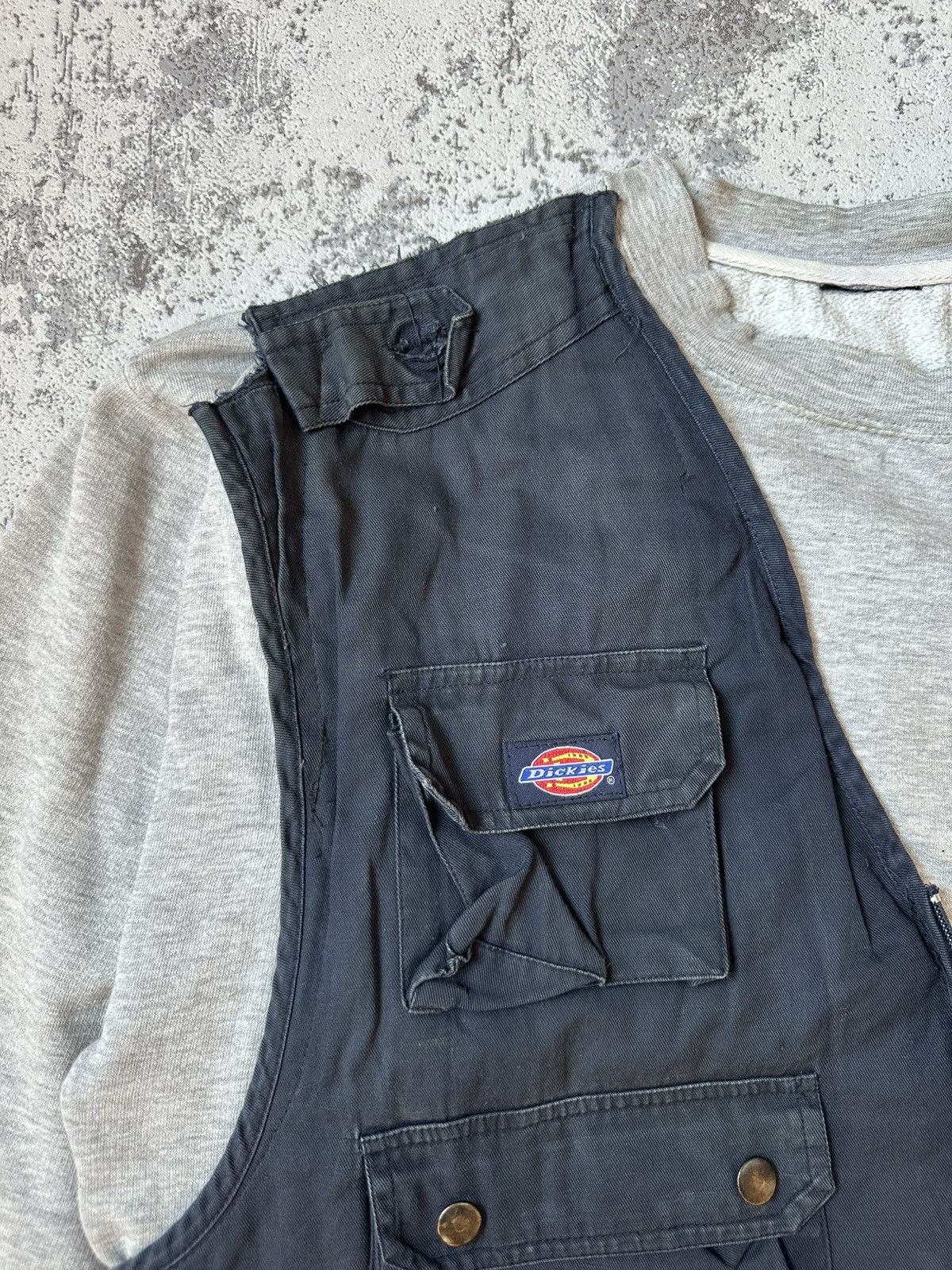 Dickies Custom Dickies Hybrid Tactical Sweatshirt Distressed Details Size US L / EU 52-54 / 3 - 3 Thumbnail