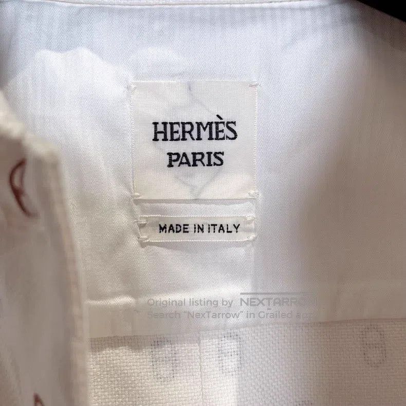 Hermes Hermes Pattern Printed Square Collar Single Breasted Short Size XXS / US 00 / IT 34 - 3 Thumbnail