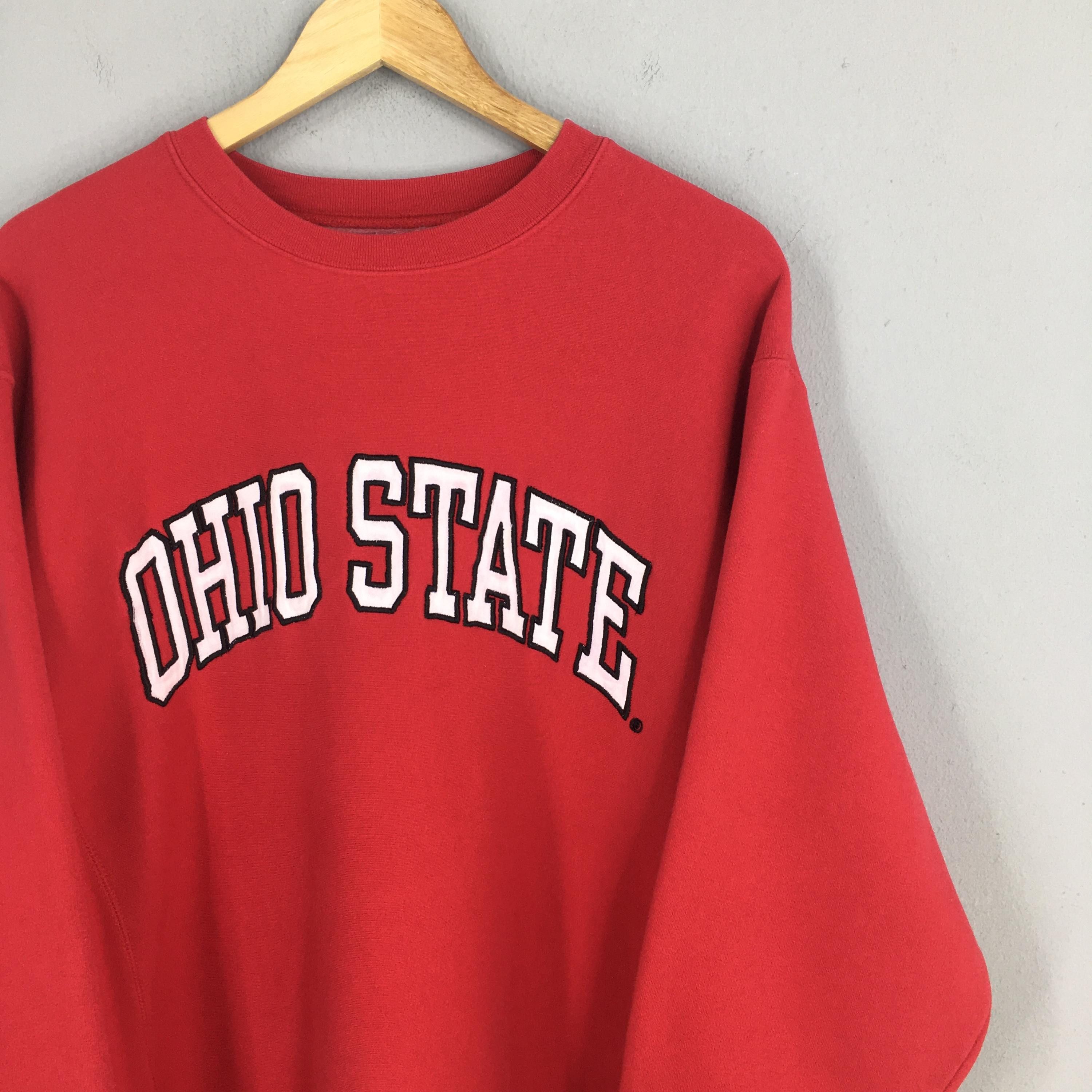 NCAA × Vintage Vintage Ohio State University Red Sweatshirt Medium Size US M / EU 48-50 / 2 - 2 Thumbnail