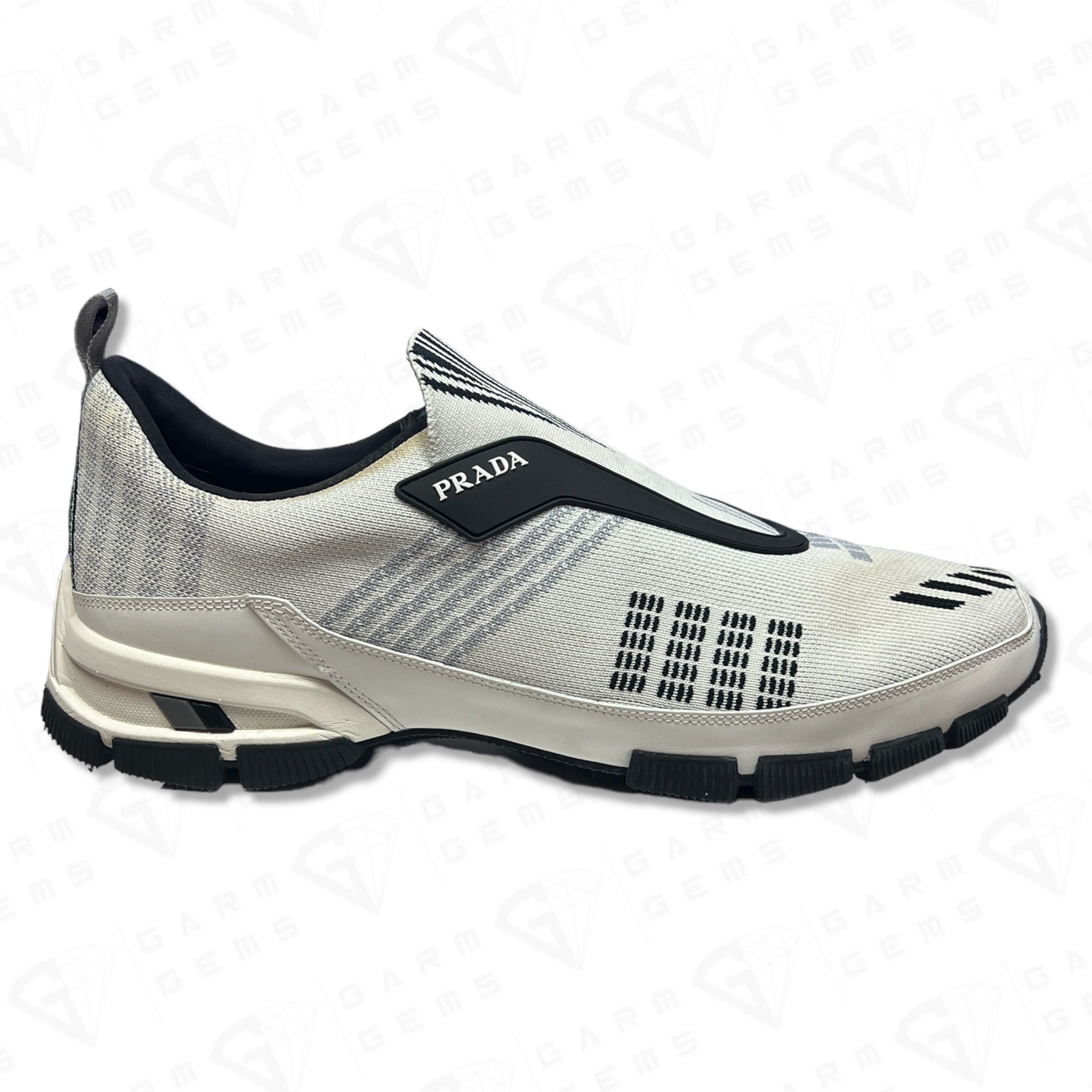 Prada Prada Knit Low Top Trainers Size US 12 / EU 45 - 1 Thumbnail