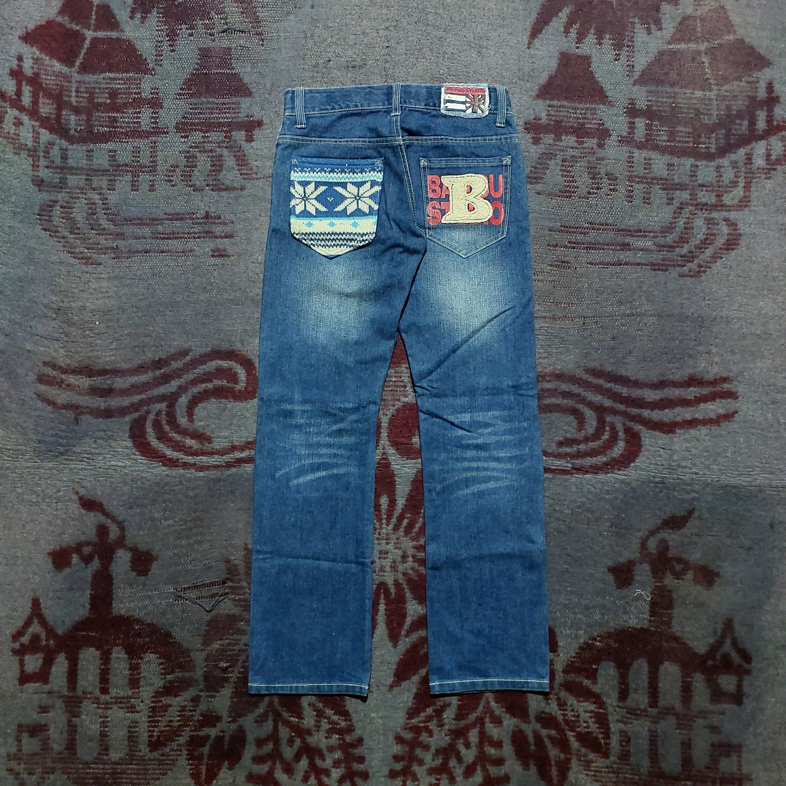 Japanese Brand BA-TSUSTUDIO navajo pocket wol blue jeans Size US 30 / EU 46 - 3 Thumbnail