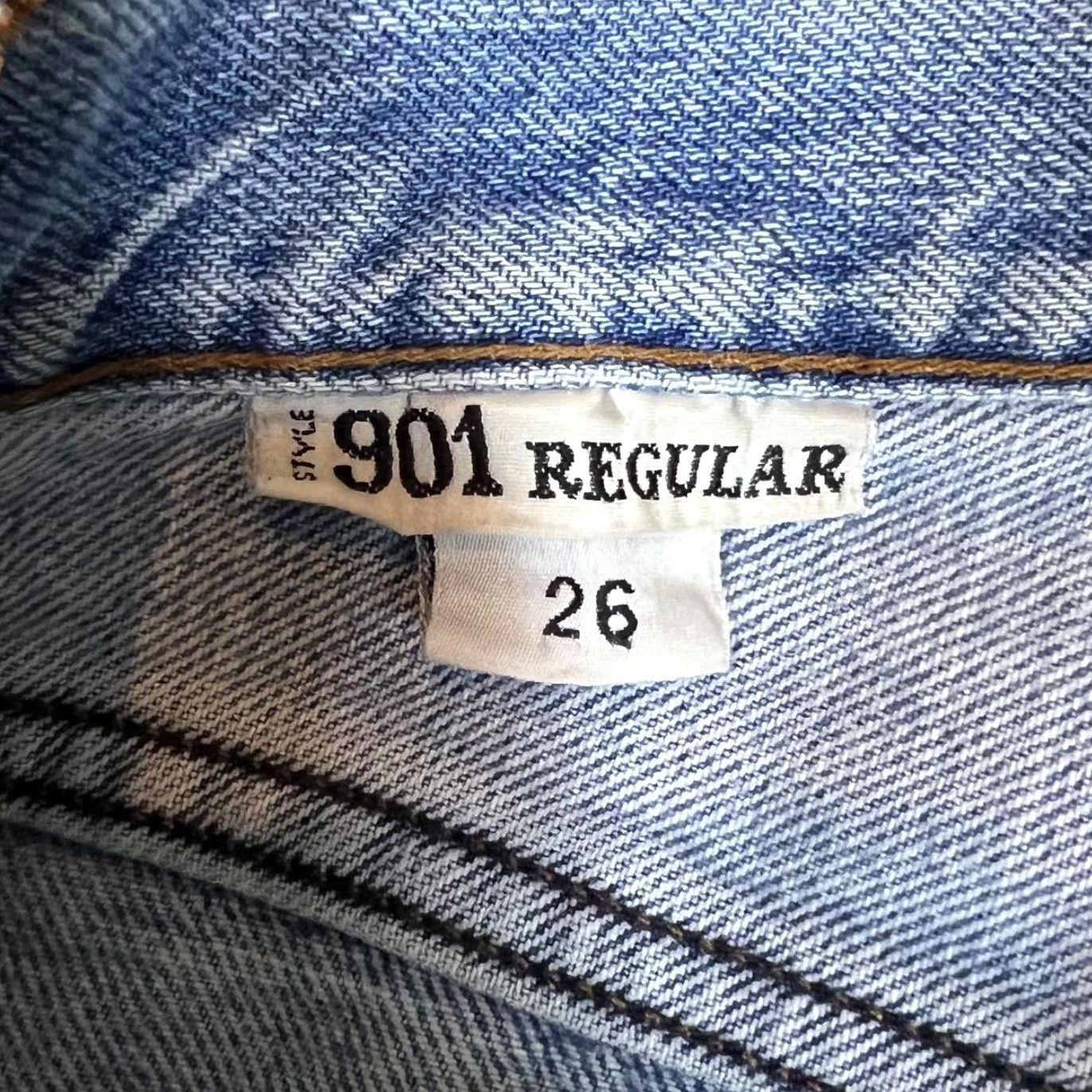 Replay REPLAY JEANS Style 901 Regular Made In Italy Blue Denim Jeans 26 Womens Straight 26" Misses Size 26" / US 2 / IT 38 - 5 Thumbnail