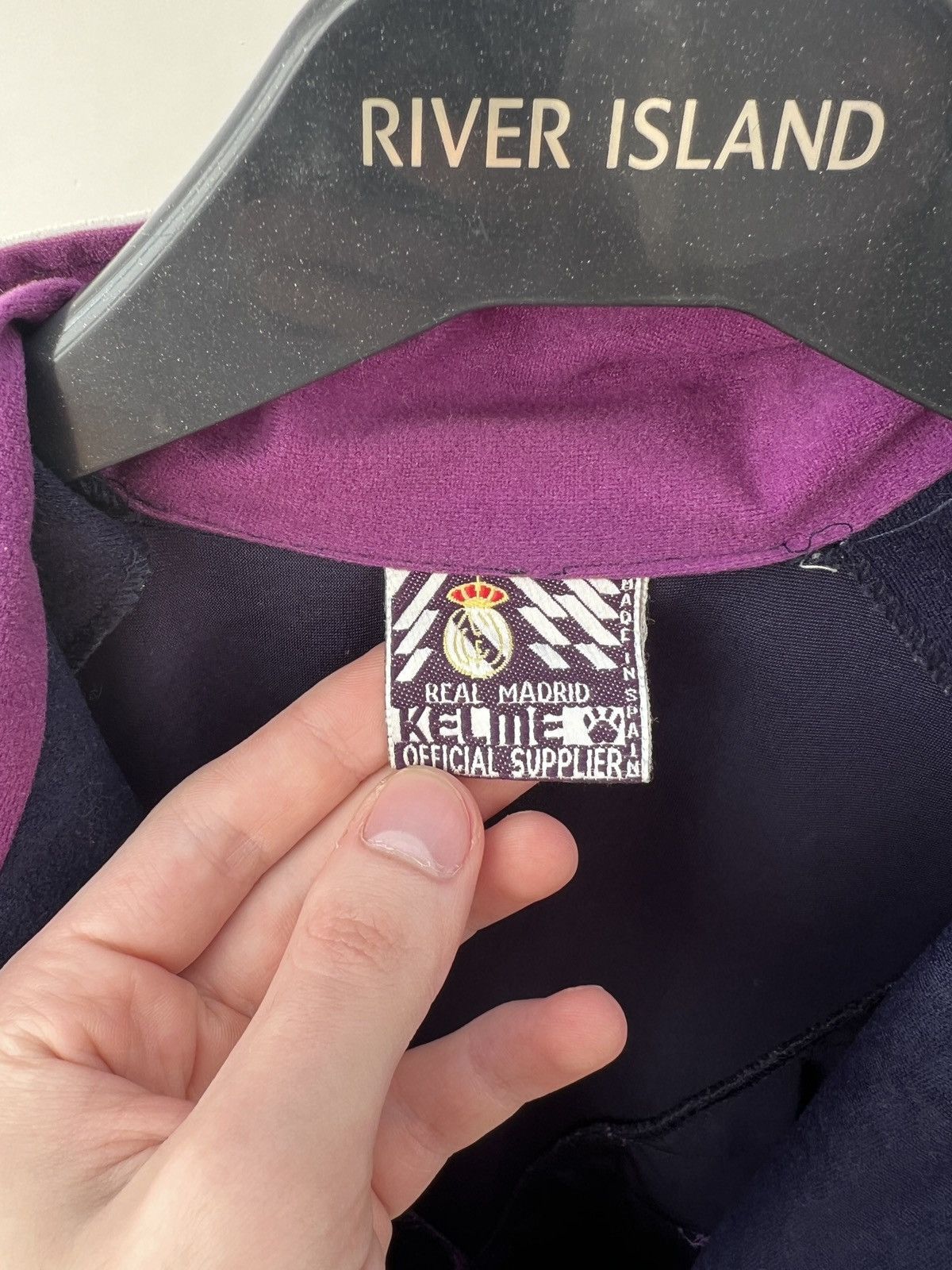 Other Vintage Kelme Real Madrid 1997/1998 Track Jacket Size US XS / EU 42 / 0 - 7 Thumbnail