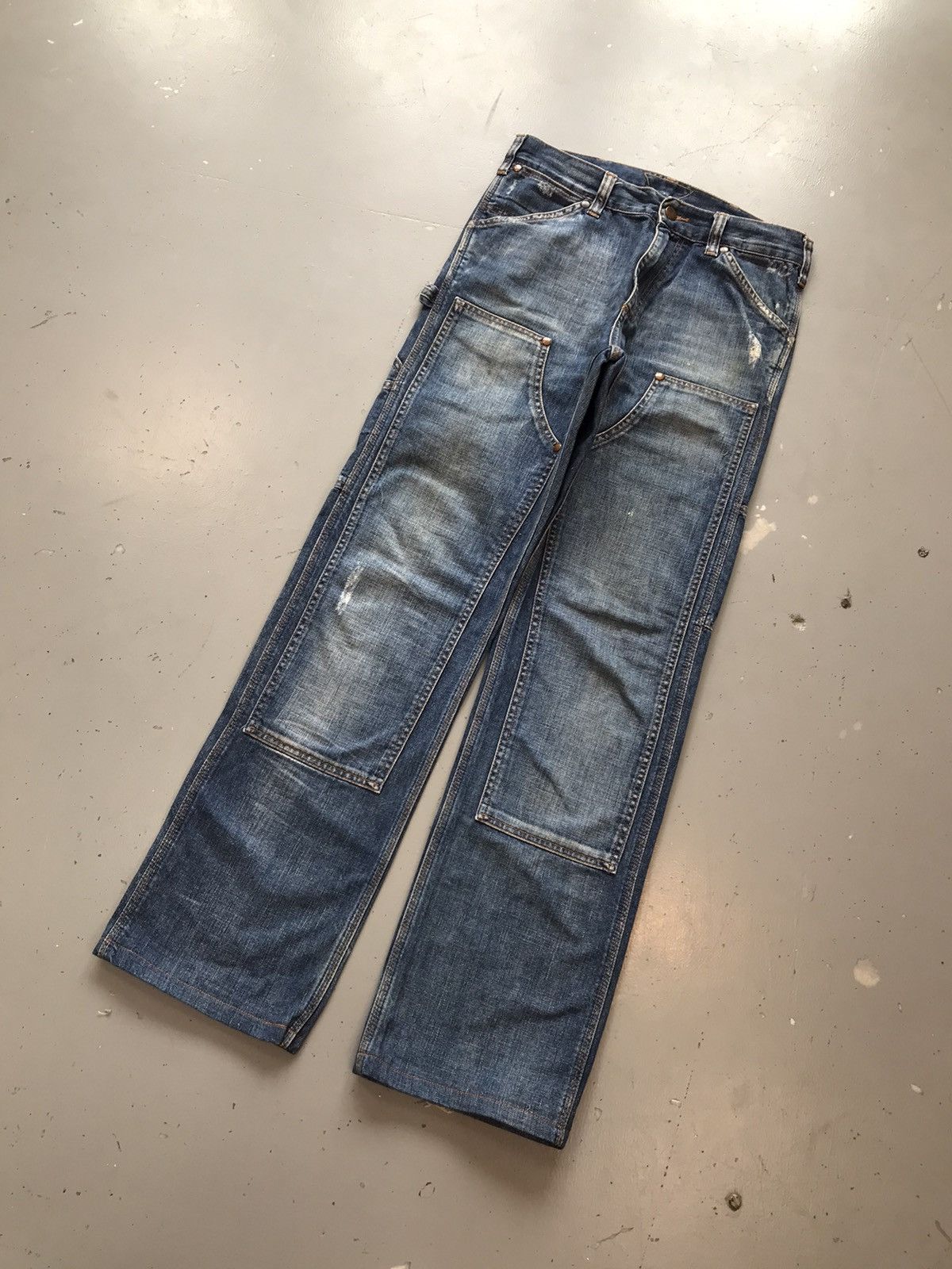 Vintage Vintage meltin pot double knee distressed denim Size US 30 / EU 46 - 3 Thumbnail