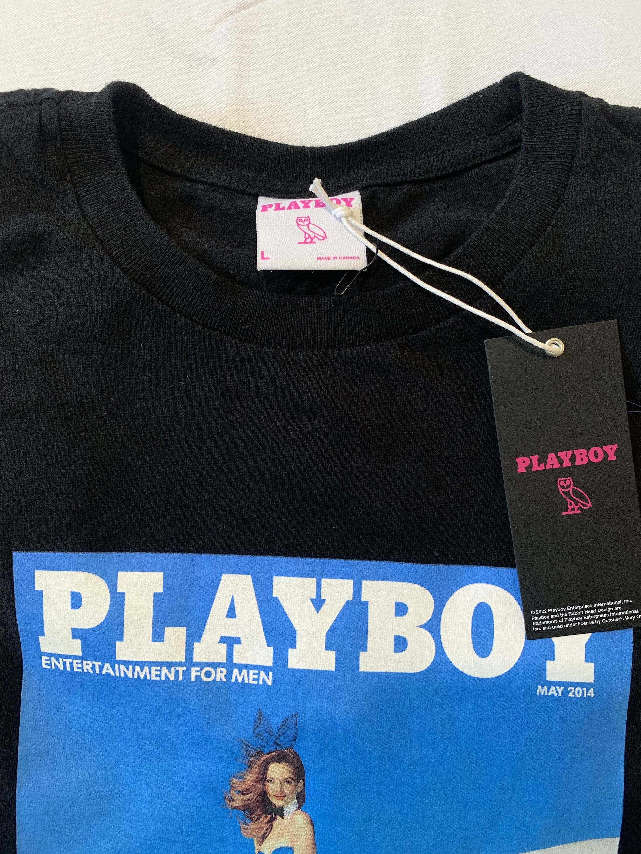Playboy OVO® x PLAYBOY AIR PLAYBOY T-SHIRT - LARGE Size US L / EU 52-54 / 3 - 2 Thumbnail