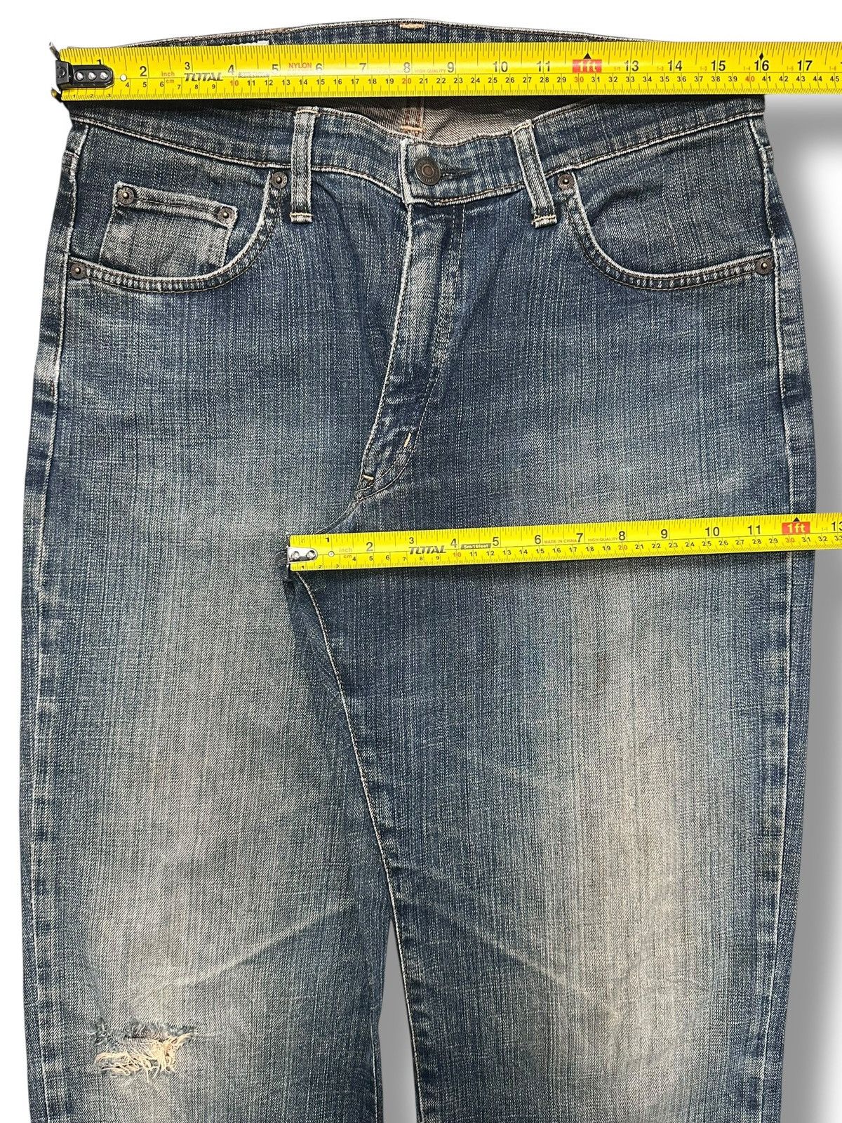 Edwin Vintage EDWIN Distressed Japan Denim With Faded Wash Size US 32 / EU 48 - 18 Thumbnail