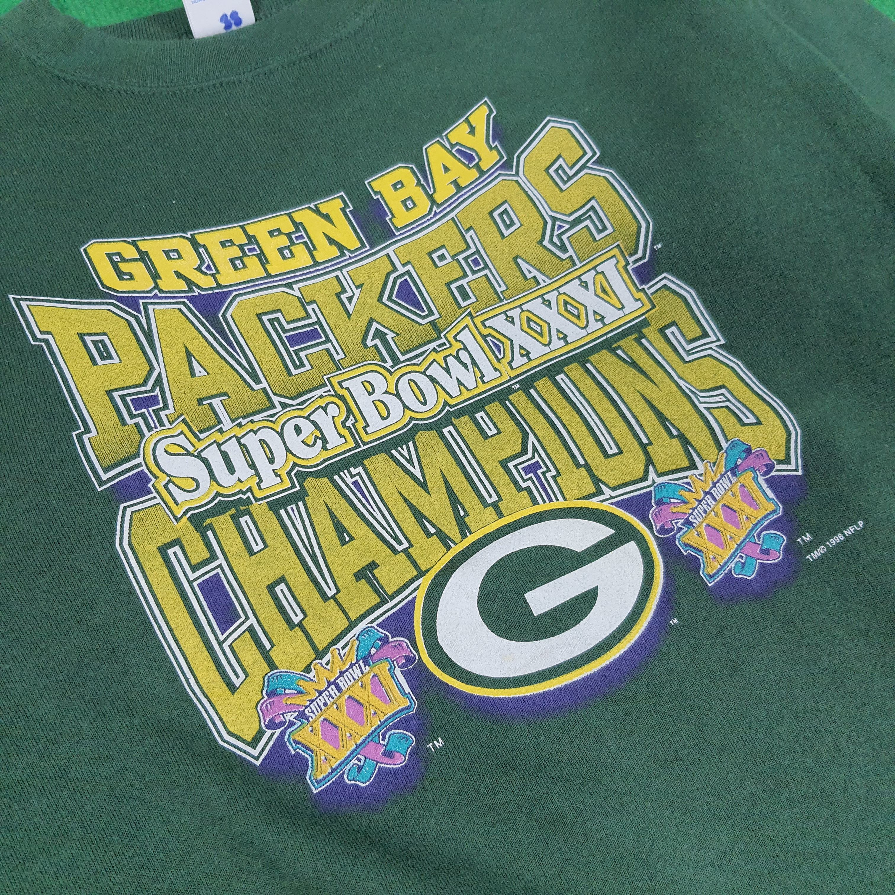 Vintage Vintage Green Bay Packers Super Bowl 1996 Sweatshirt Size US S / EU 44-46 / 1 - 2 Thumbnail