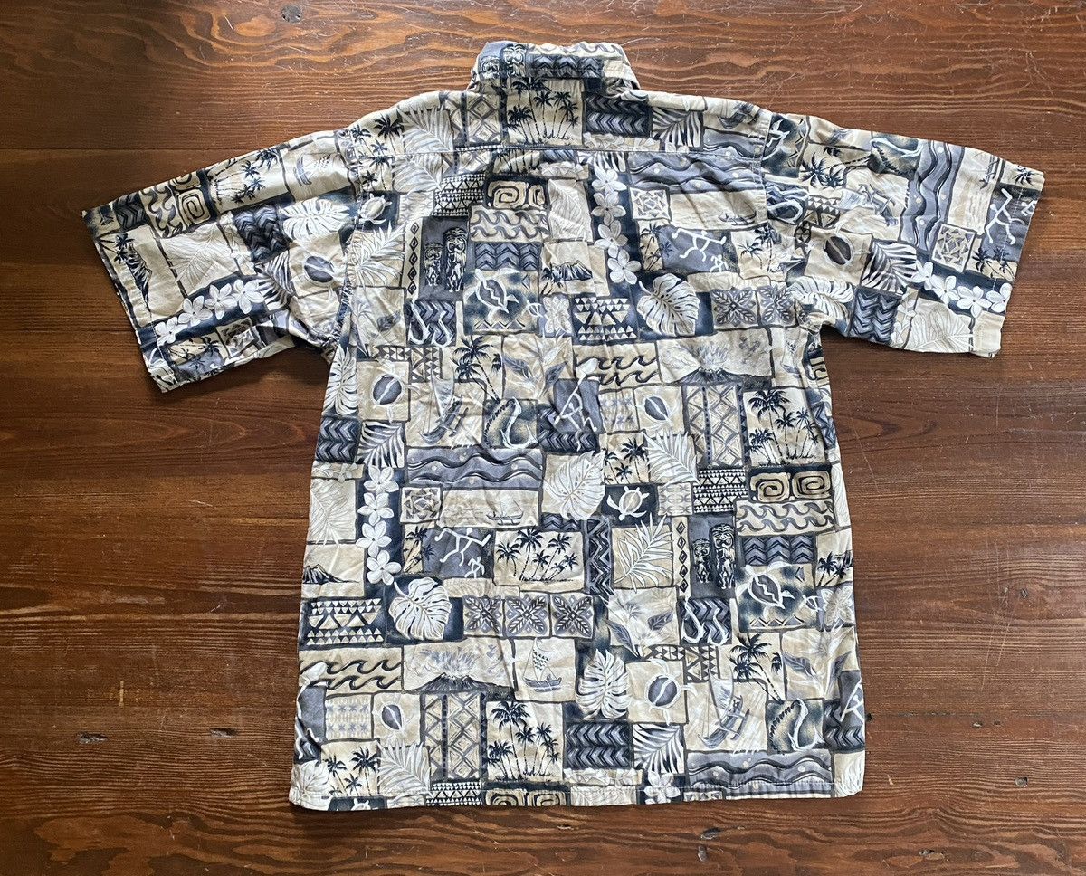 Vintage Vintage 80’s Hawaiian Beach Tribal Button Up Style Polo Size US XS / EU 42 / 0 - 15 Thumbnail