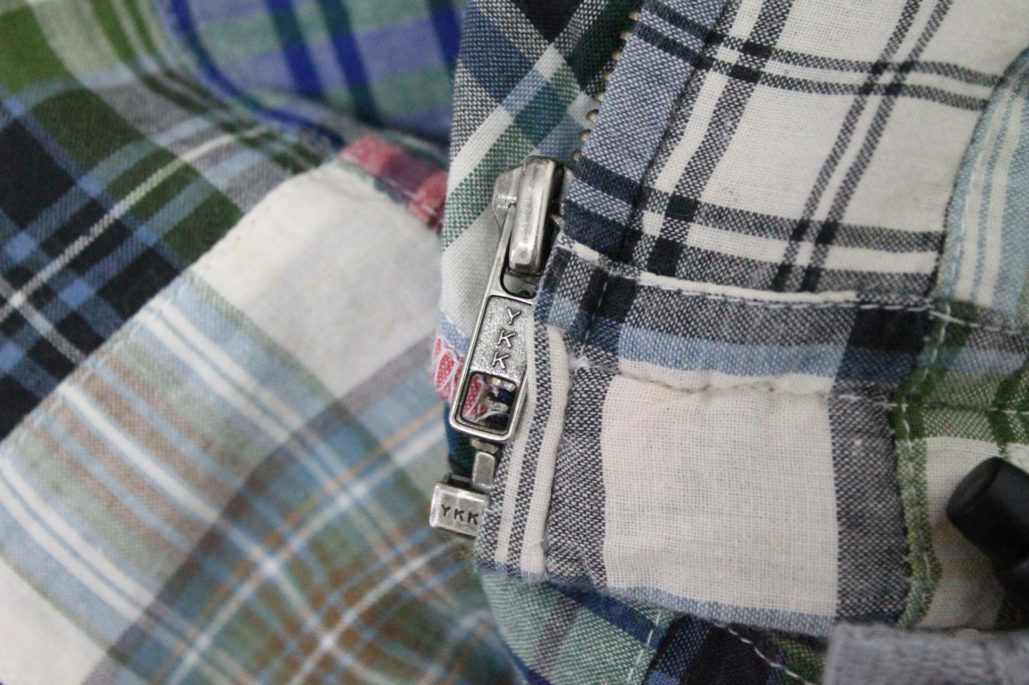 Polo Ralph Lauren Vintage POLO RALPH LAUREN Madras Hoodie Patchwork. Size US L / EU 52-54 / 3 - 13 Thumbnail