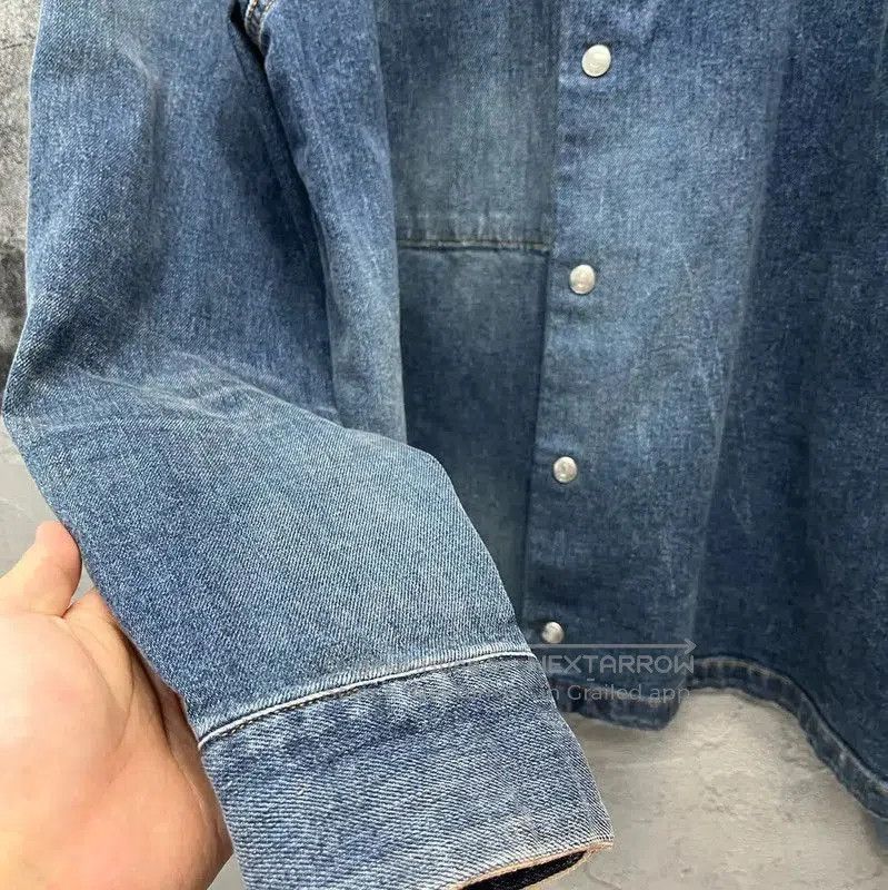 Dior Dior Blue Denim Jacket with Embroidery . Size US M / EU 48-50 / 2 - 5 Thumbnail