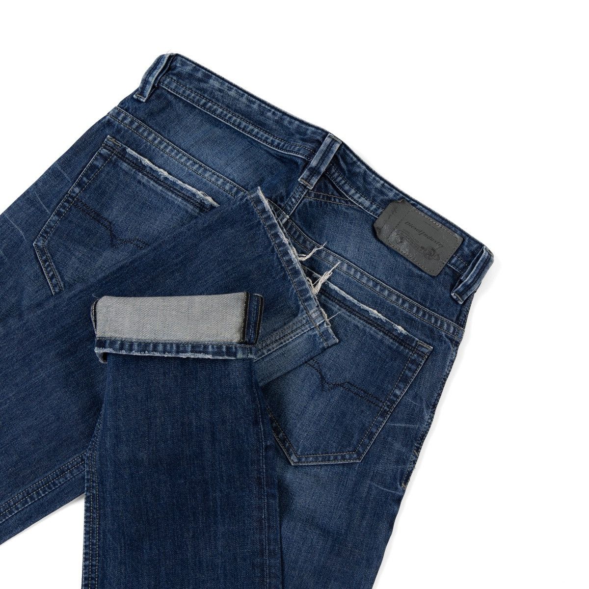 Diesel Diesel Thavar 0817G Mens Blue Jeans Slim Fit Stretch Denim Size US 30 / EU 46 - 4 Thumbnail