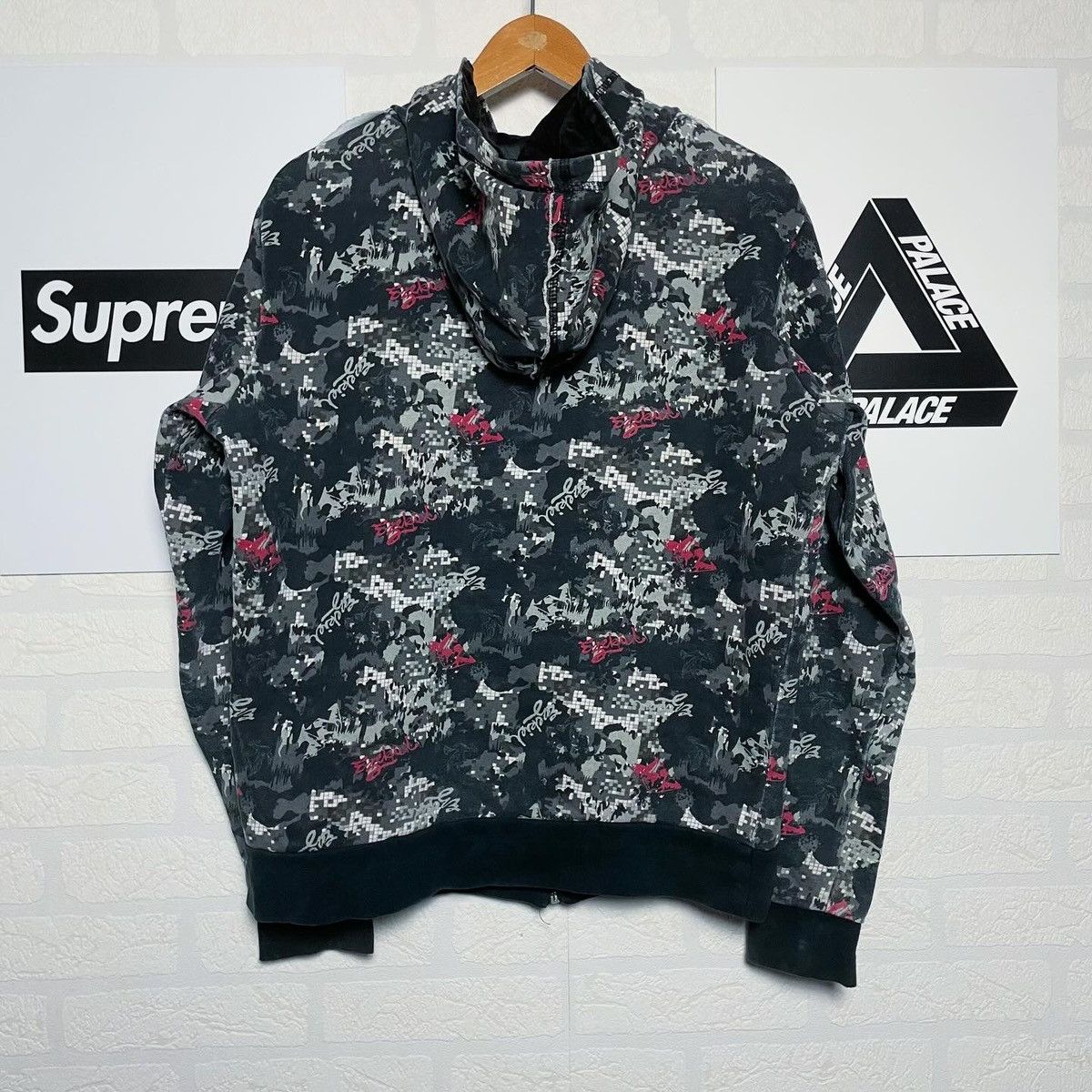 Japanese Brand × Vintage Y2K Ezekiel Affliction Style Grudge Zip Hoodie Bush print Size US M / EU 48-50 / 2 - 2 Thumbnail