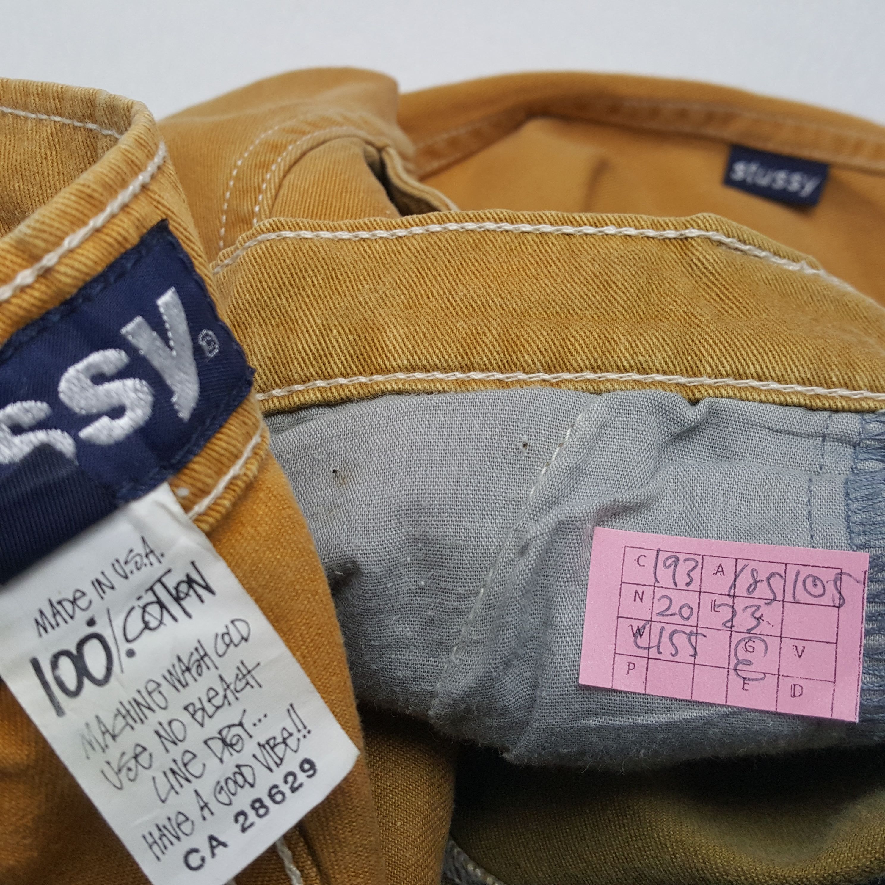 Stussy × Vintage STUSSY Streetwear Style Custom Art Short Pants Size US 37 - 10 Thumbnail