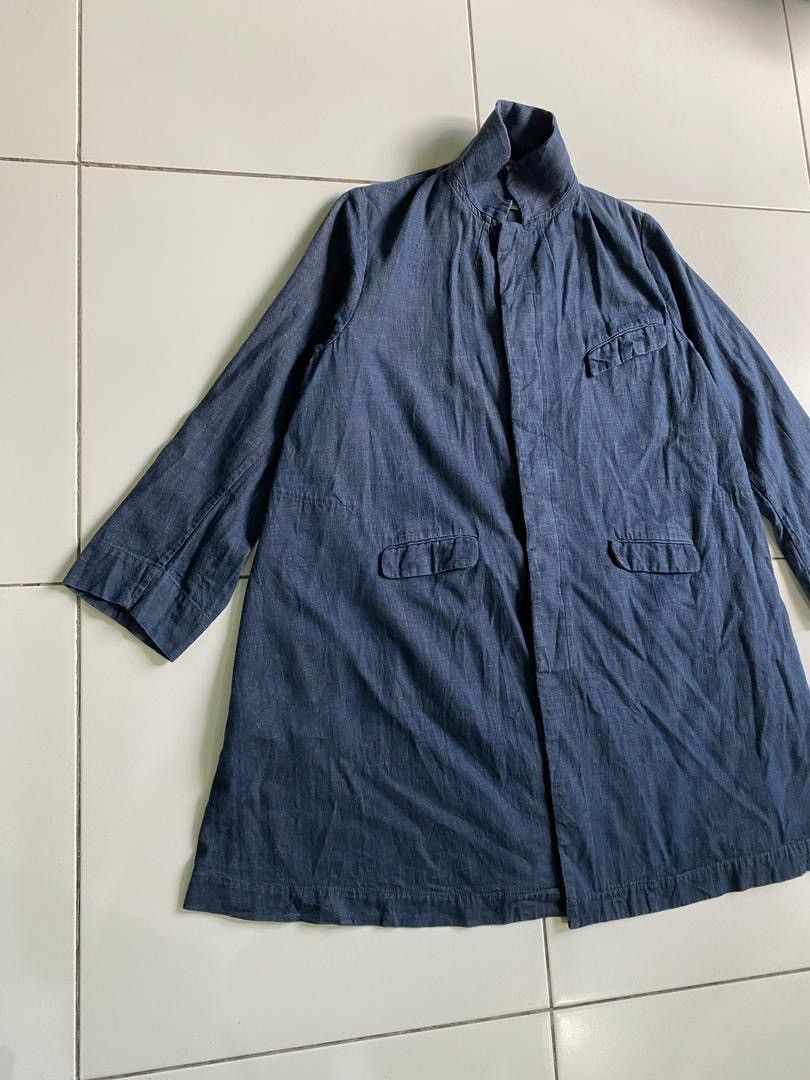 45rpm 45rpm indigo dyed fabric Long Jackets Size XS / US 0-2 / IT 36-38 - 3 Thumbnail