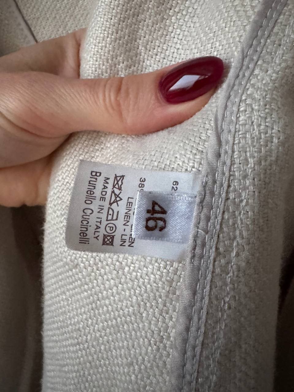 Brunello Cucinelli Brunello Cucinelli Hemp/Linen Coat Size 46 Size L / US 10 / IT 46 - 6 Thumbnail