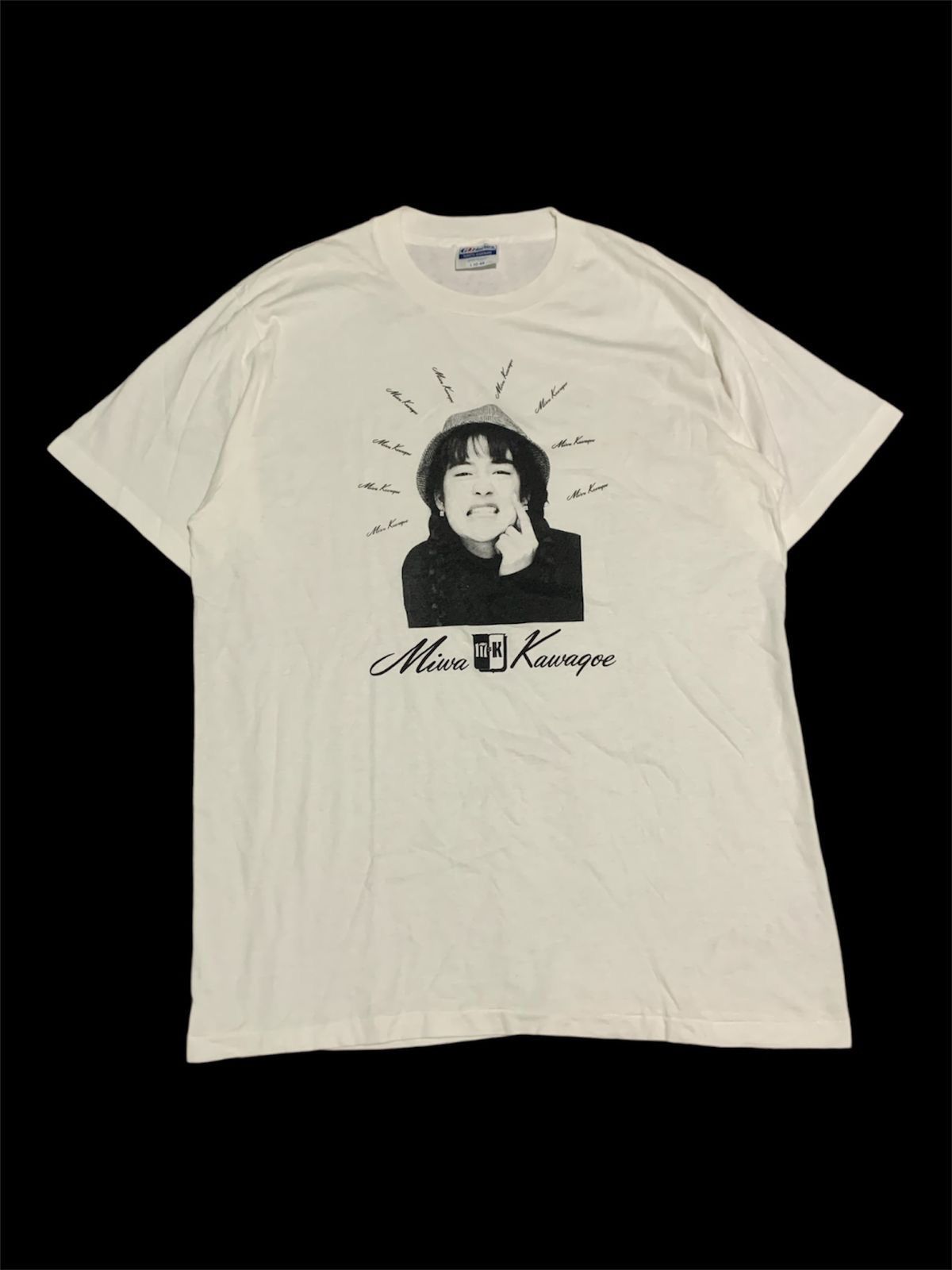 Band Tees × Vintage Vintage 1990s Miwa Kawagoe Japanese Singer Tee Size US L / EU 52-54 / 3 - 1 Thumbnail