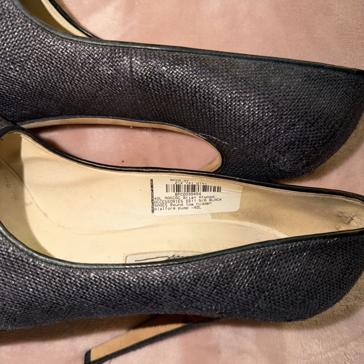 Brian Atwood Brian Atwood Black Maniac Platform Pumps Size US 9.5 / IT 39.5 - 5 Thumbnail